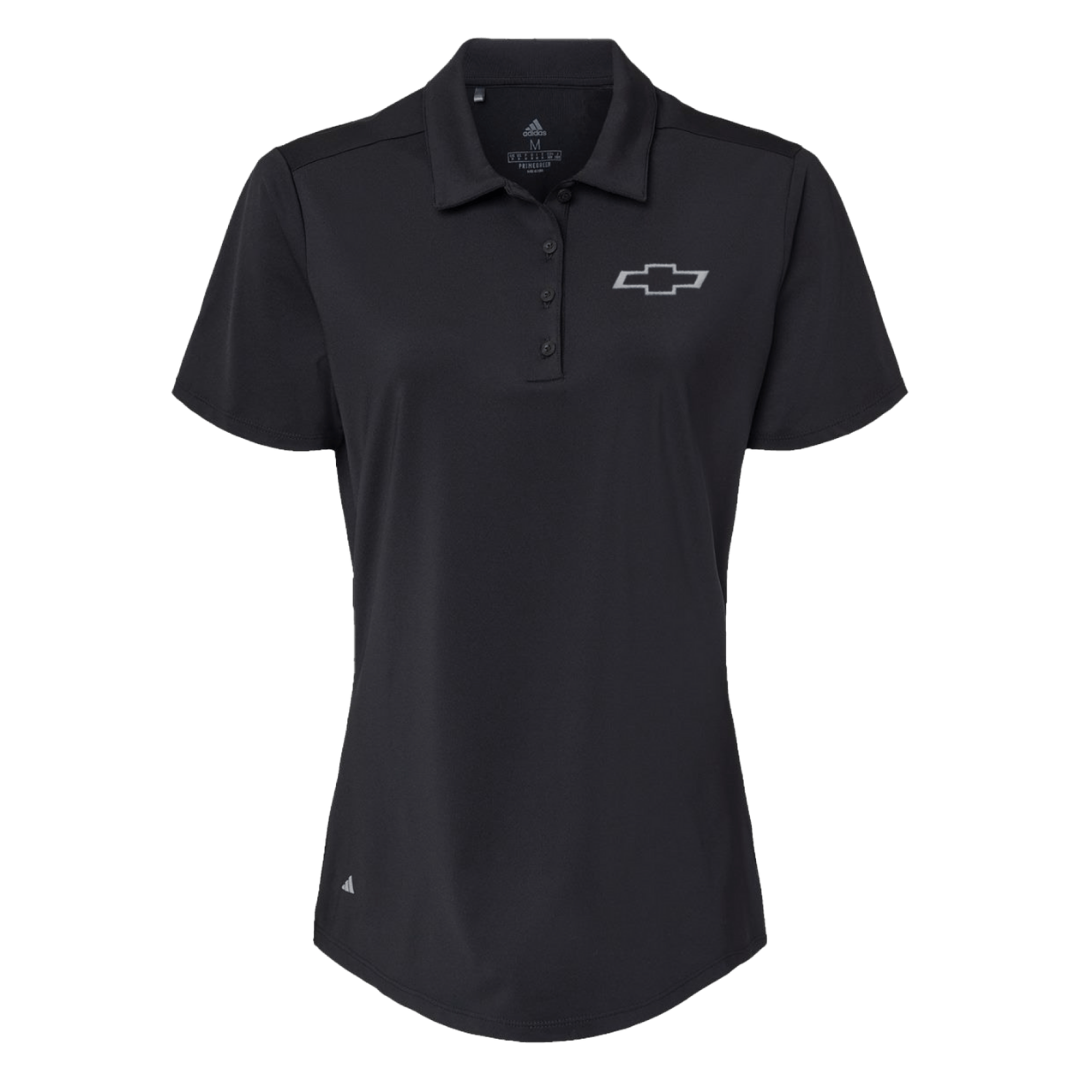 Ladies Adidas Ultimate Solid Polo – Open Bowtie Edition
