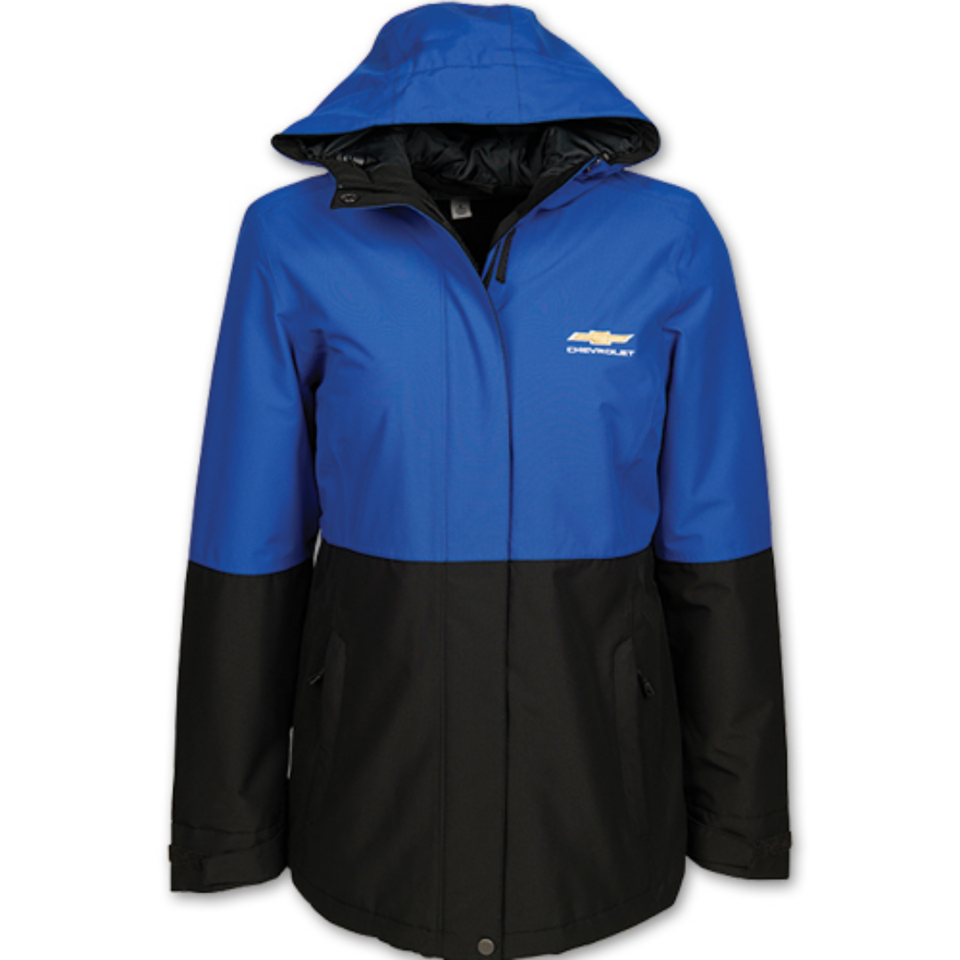 Ladies Gold Bowtie Insulated Heavy Jacket