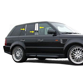 2007-2009 Land Rover Range Rover Pillar Post Trims | Black Horse Off Road - Image 1
