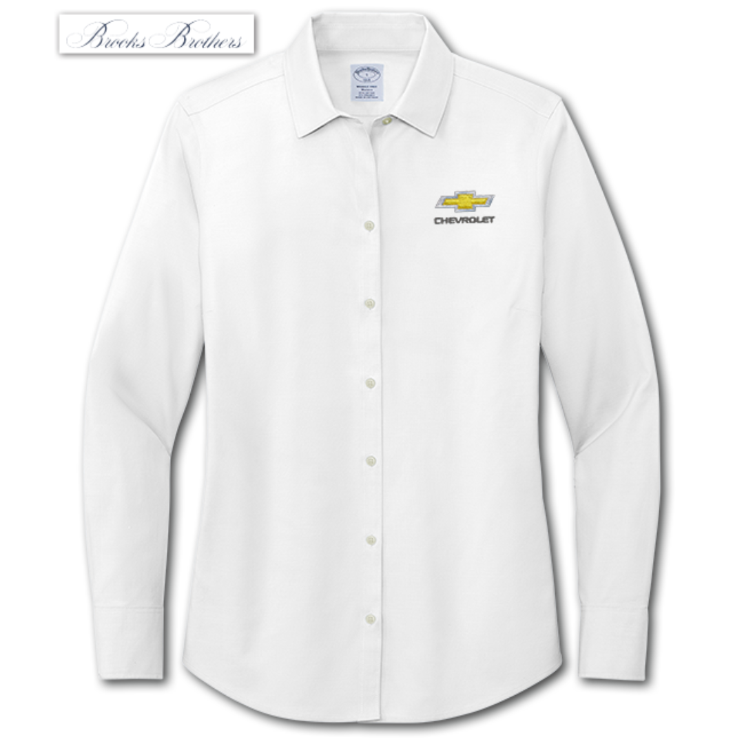 ladies-chevrolet-bowtie-brooks-brothers-wrinkle-free-dress-shirt