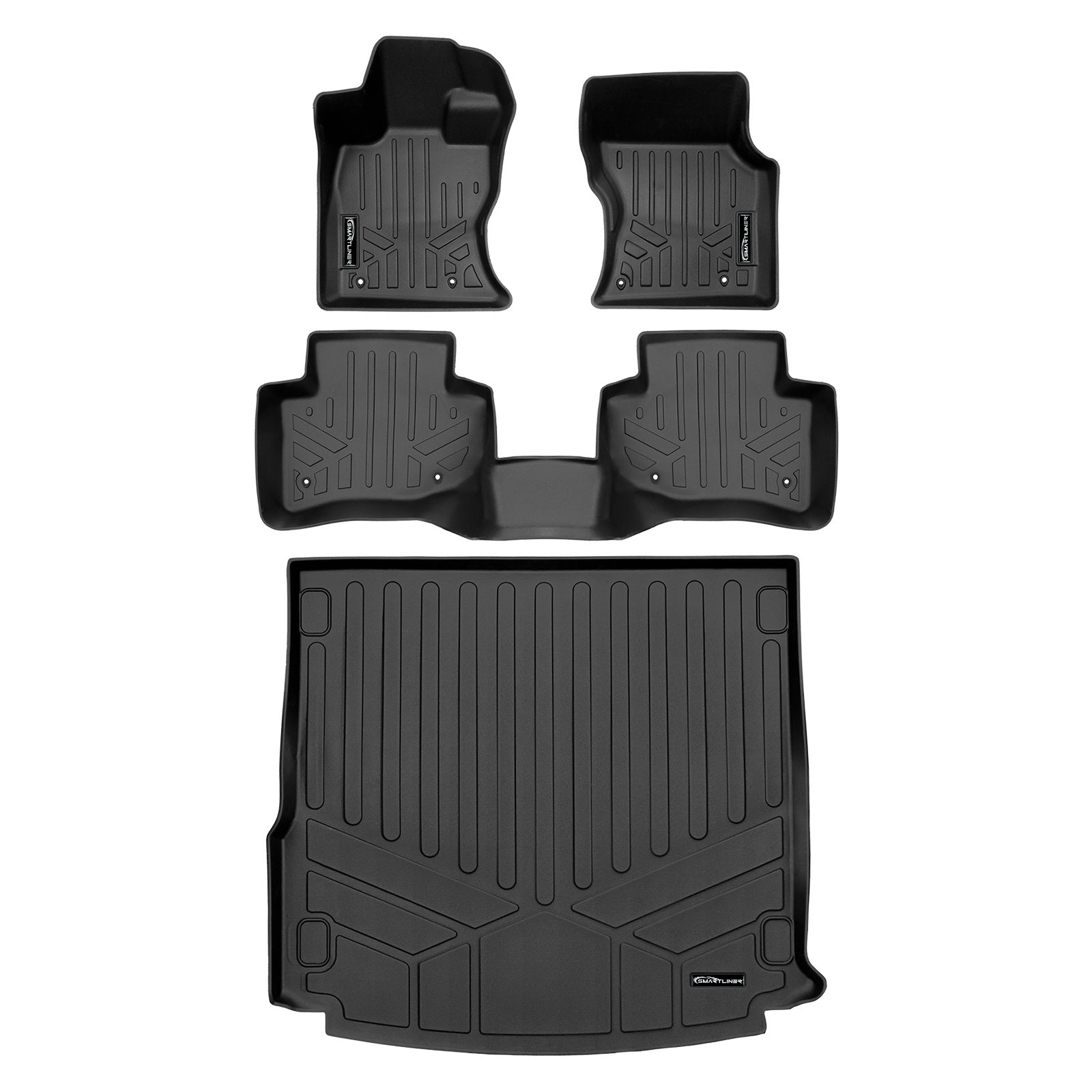 SMARTLINER 2021 - 2026 Land Rover Range Rover Velar All Configurations Custom Fit Floor Liners - 1st, 2nd & 3rd Rows