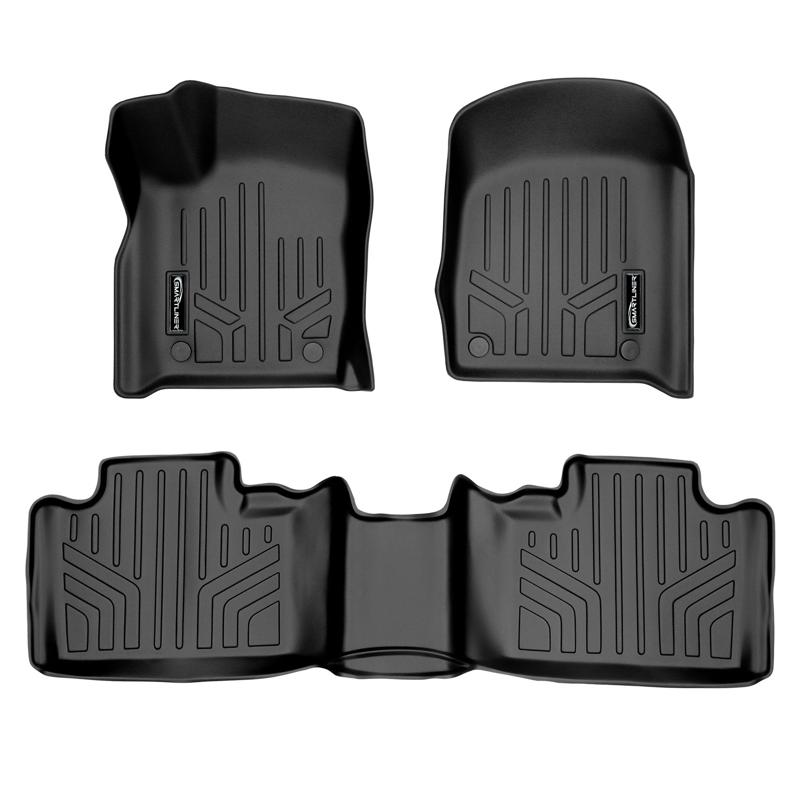 SMARTLINER 2016 - 2021 Jeep Grand Cherokee All Configurations Custom Fit Floor Liners - 1st & 2nd Rows