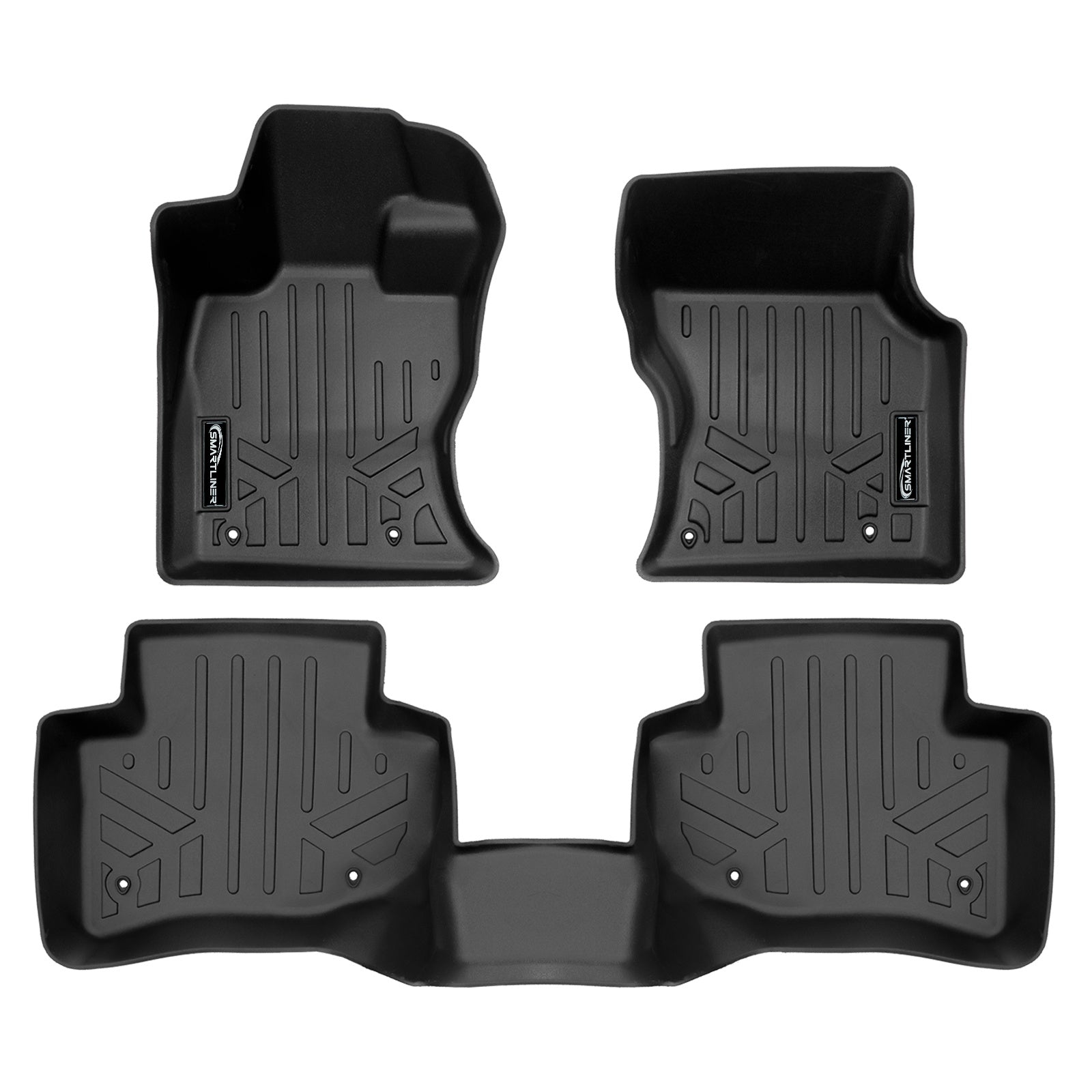 SMARTLINER 2021 - 2026 Land Rover Range Rover Velar All Configurations Custom Fit Floor Liners - 1st & 2nd Rows