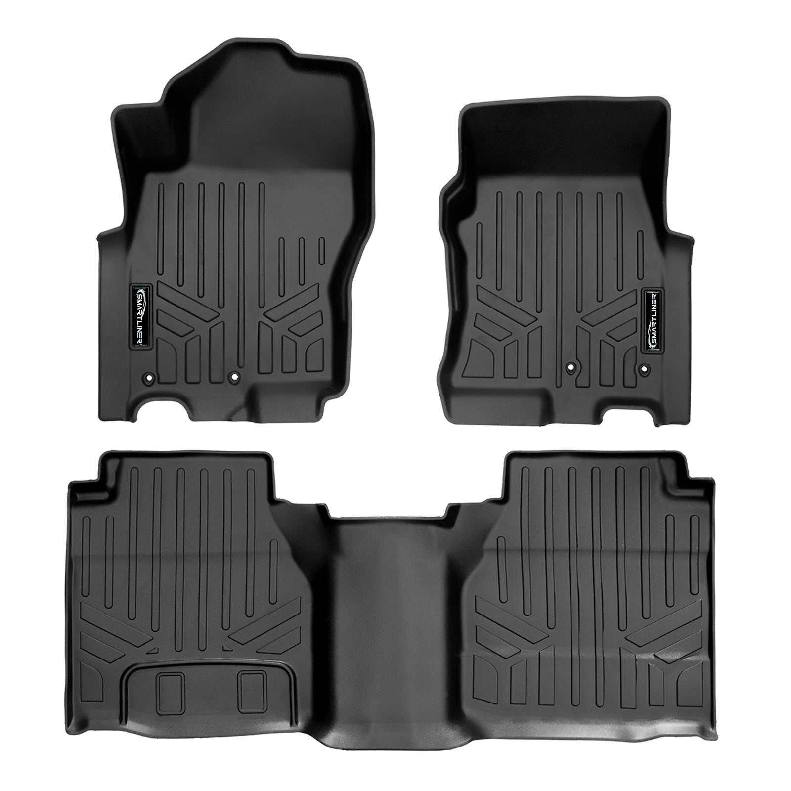 SMARTLINER 2022 - 2025 Nissan Frontier King Cab Custom Fit Floor Liners - 1st & 2nd Rows