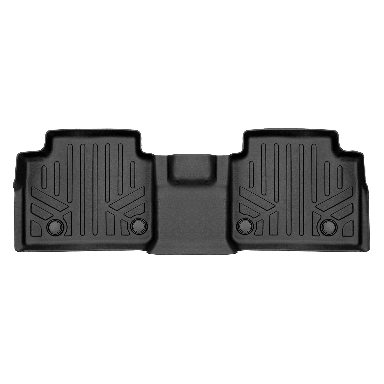 SMARTLINER 2021 - 2025 Jeep Grand Cherokee L 6 Passenger Custom Fit Floor Liners - 2nd Row Only - W/ Console