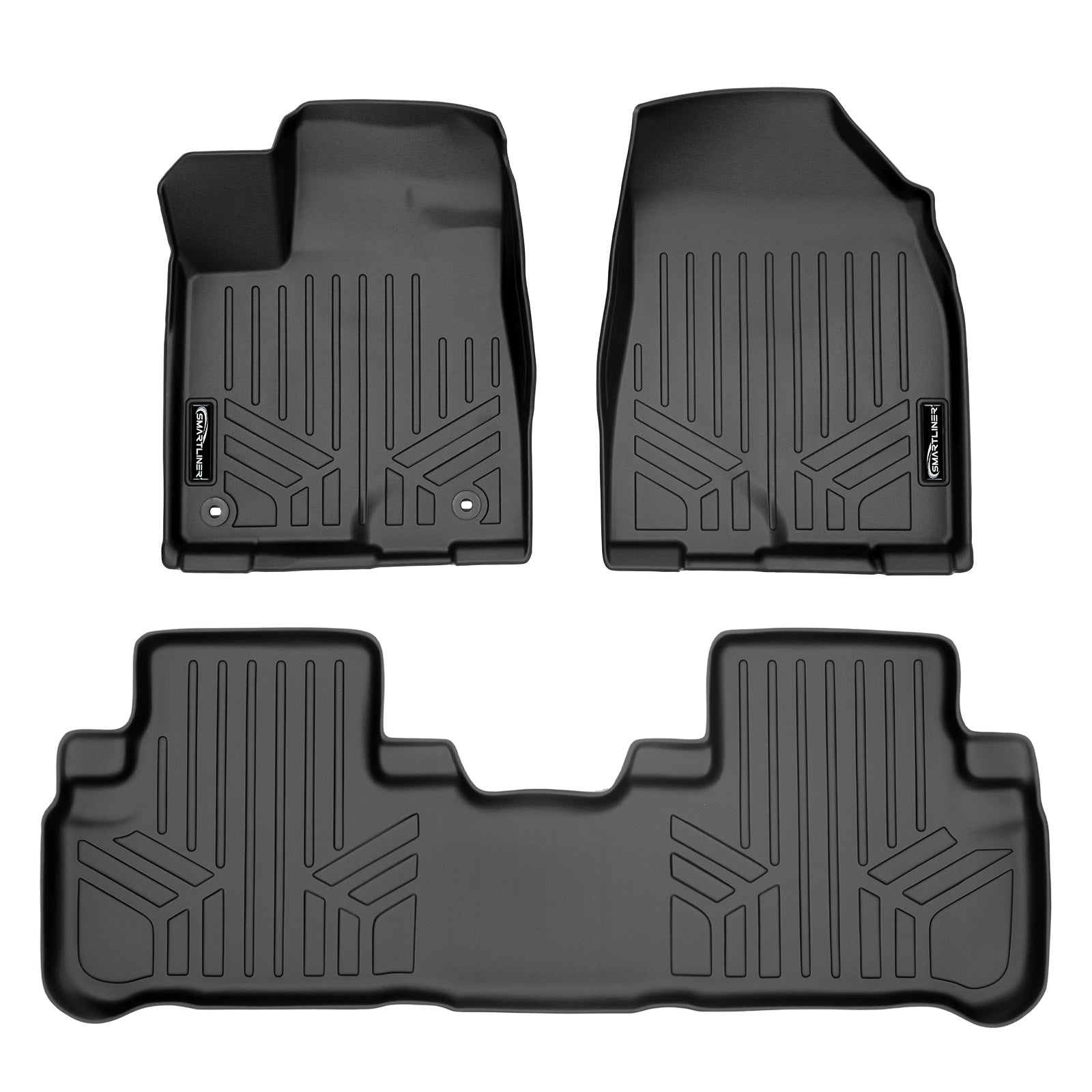 SMARTLINER 2014 - 2019 Toyota Highlander All Configurations Custom Fit Floor Liners - 1st & 2nd Rows - Bench