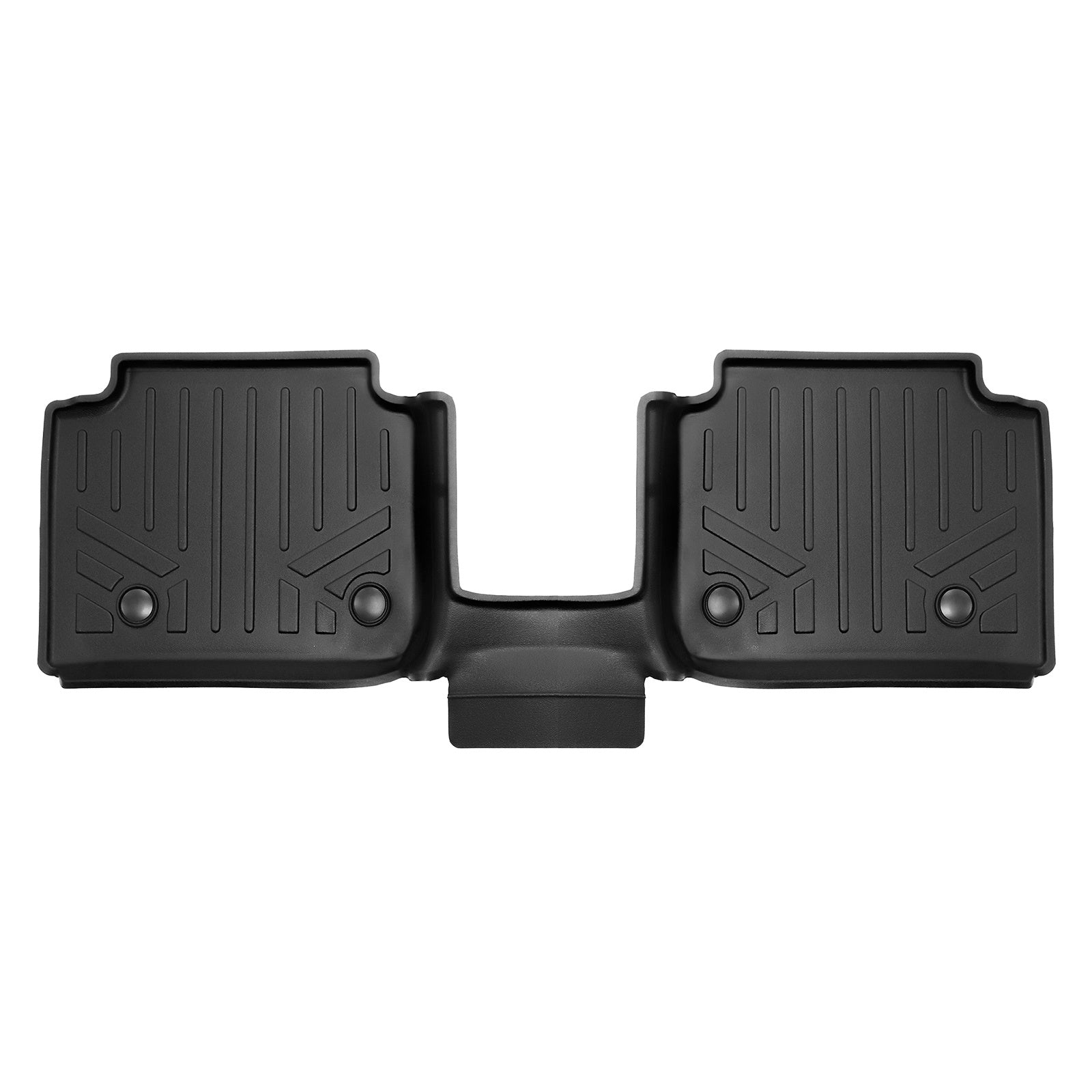 SMARTLINER 2021 - 2025 Jeep Grand Cherokee L 6 Passenger Custom Fit Floor Liners - 2nd Row Only - No Console