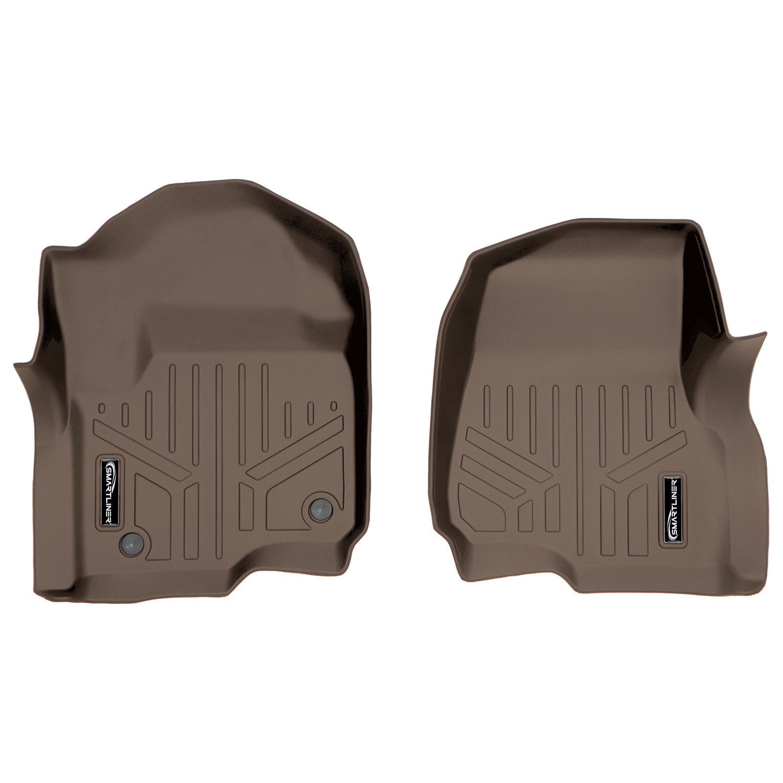 SMARTLINER 2017 - 2025 Ford F-450 Super Cab and Super Crew Custom Fit Floor Liners - 1st Row Only