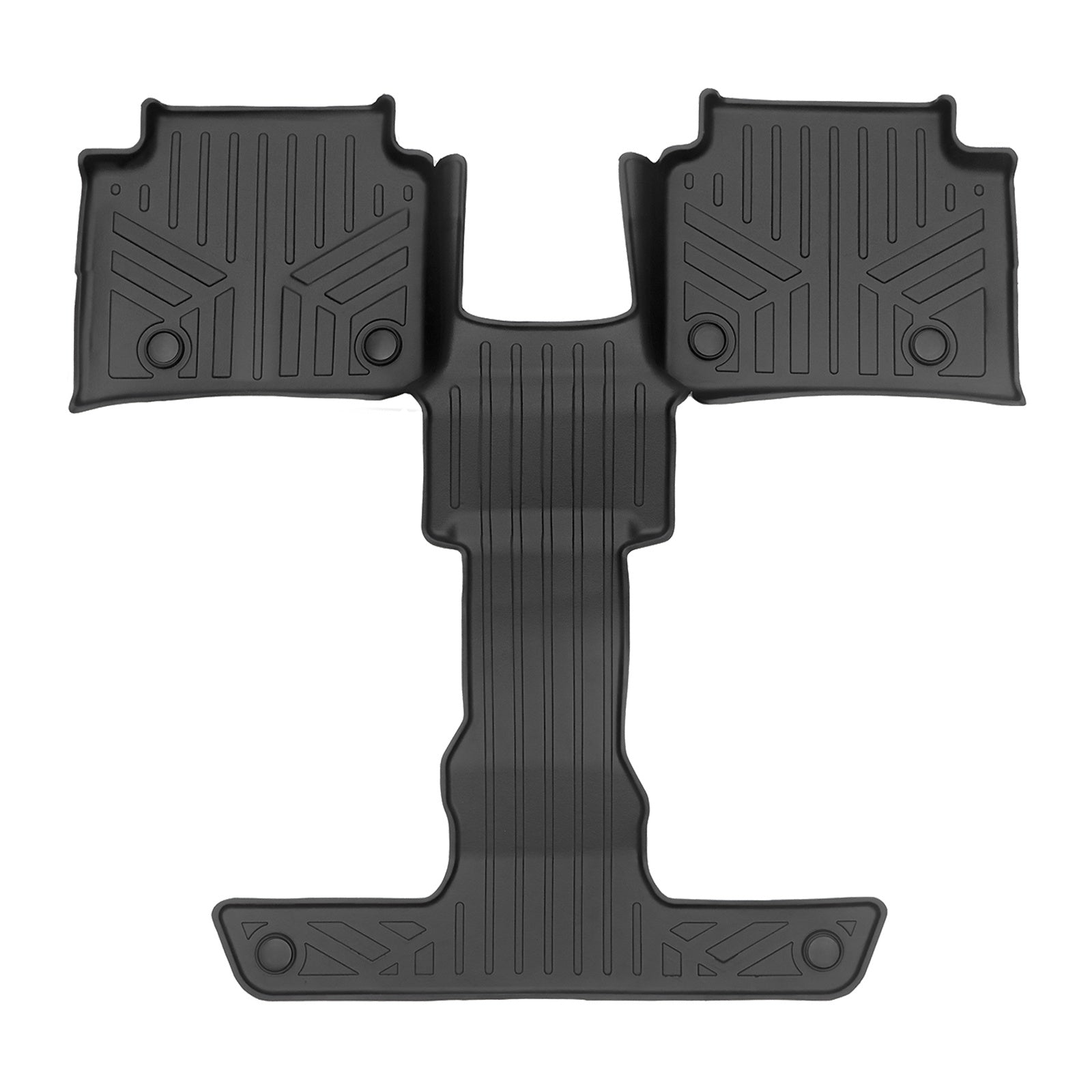 SMARTLINER 2021 - 2025 Jeep Grand Cherokee L 6 Passenger Custom Fit Floor Liners - 2nd & 3rd Row - No Console