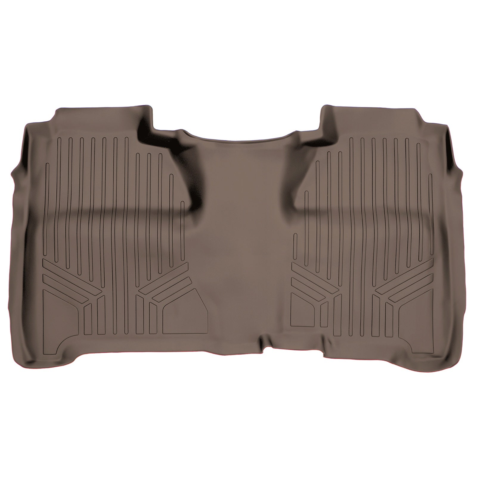 SMARTLINER 2015 - 2019 Chevrolet Silverado 3500 HD Crew Cab Custom Fit Floor Liners - 2nd Row Only - Fits Bench or Bucket