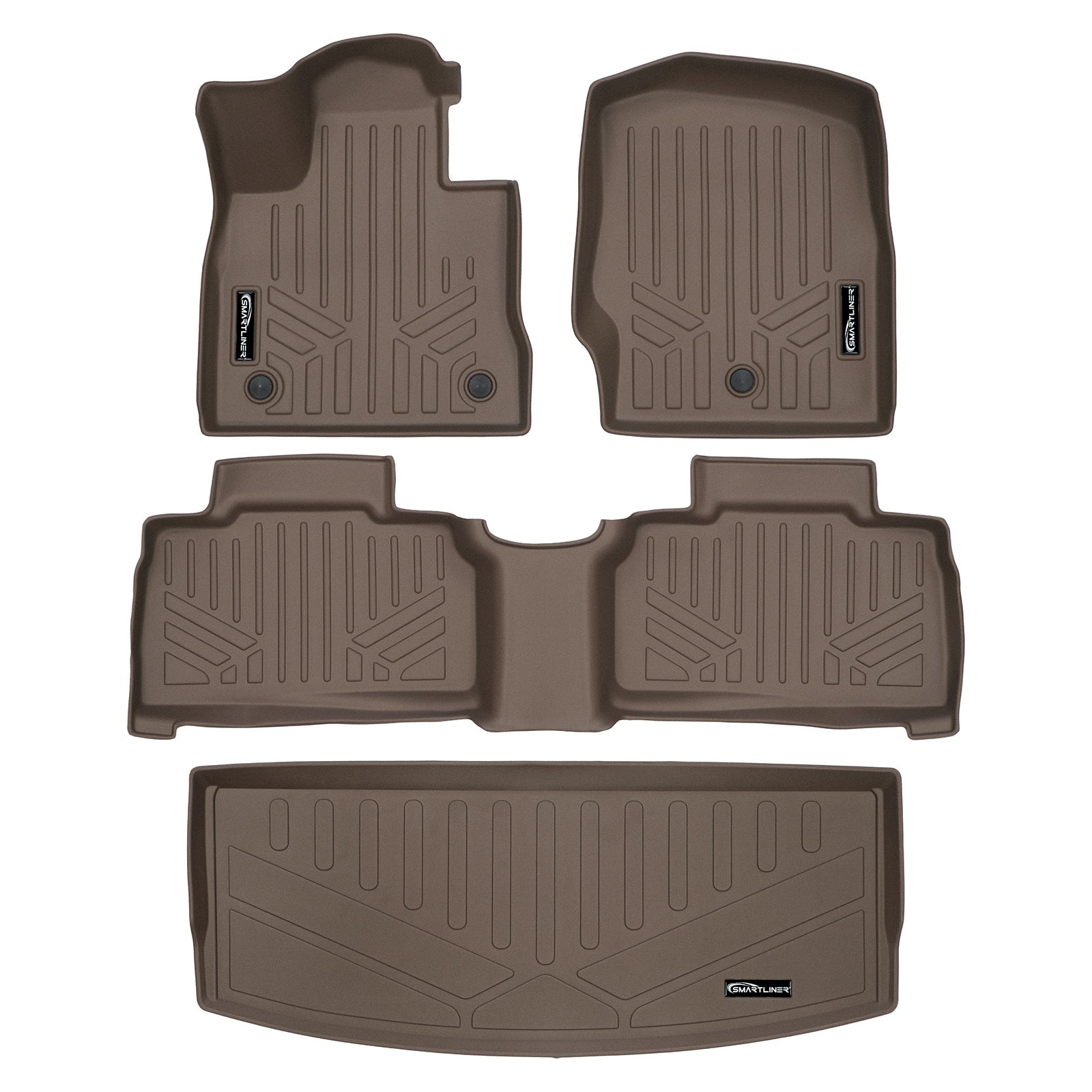 SMARTLINER 2020 - 2025 Ford Explorer All Configurations Custom Fit Floor Liners - 1st, 2nd & 3rd Rows