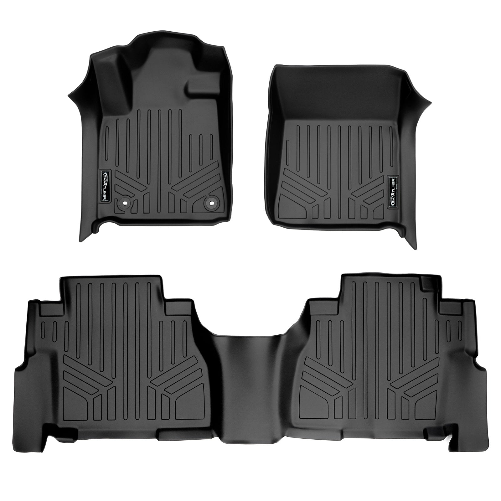SMARTLINER 2012 - 2022 Toyota Sequoia All Configurations Custom Fit Floor Liners - 1st & 2nd Rows