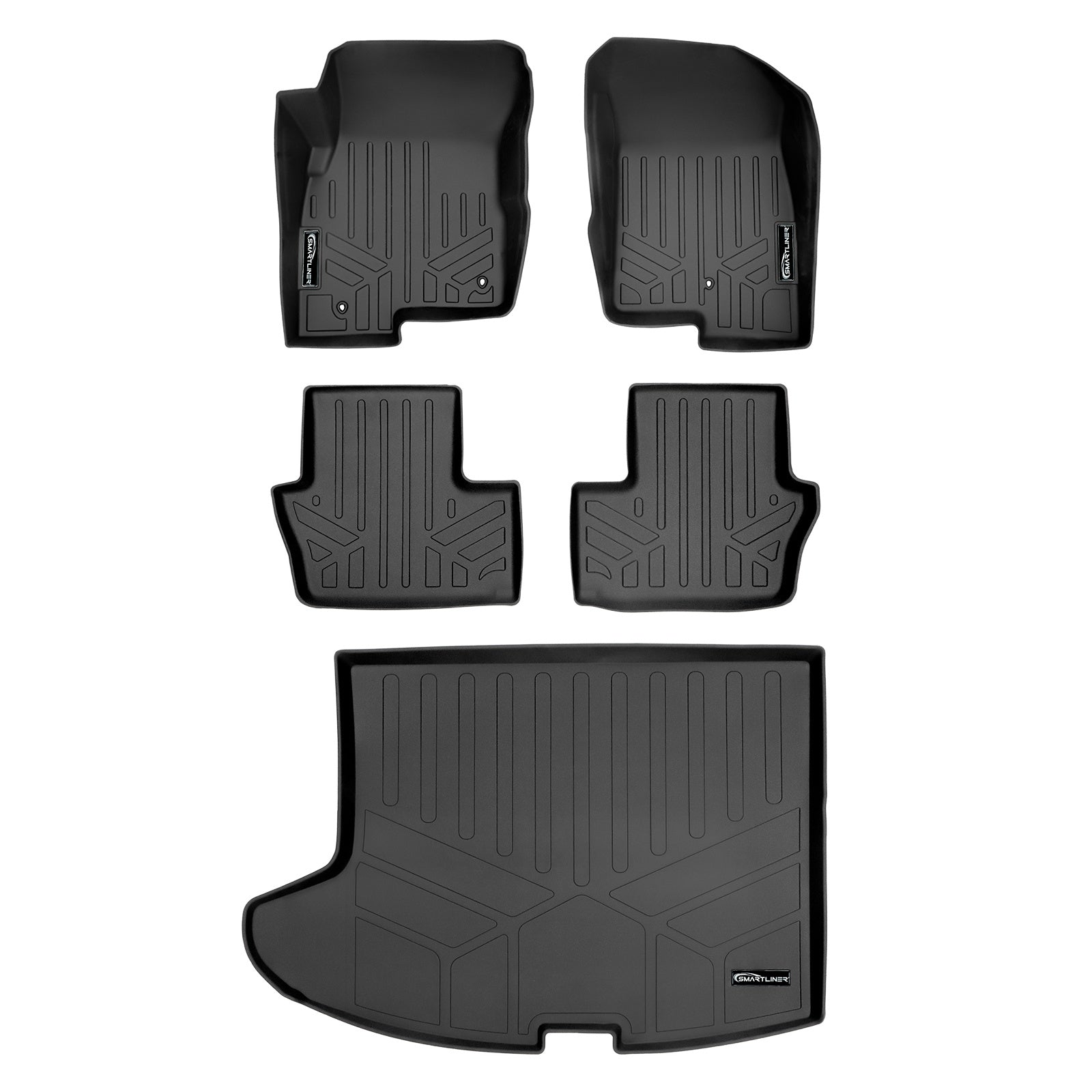 SMARTLINER 2017 - 2017 Jeep Patriot All Configurations Custom Fit Floor Liners - 1st, 2nd & 3rd Rows