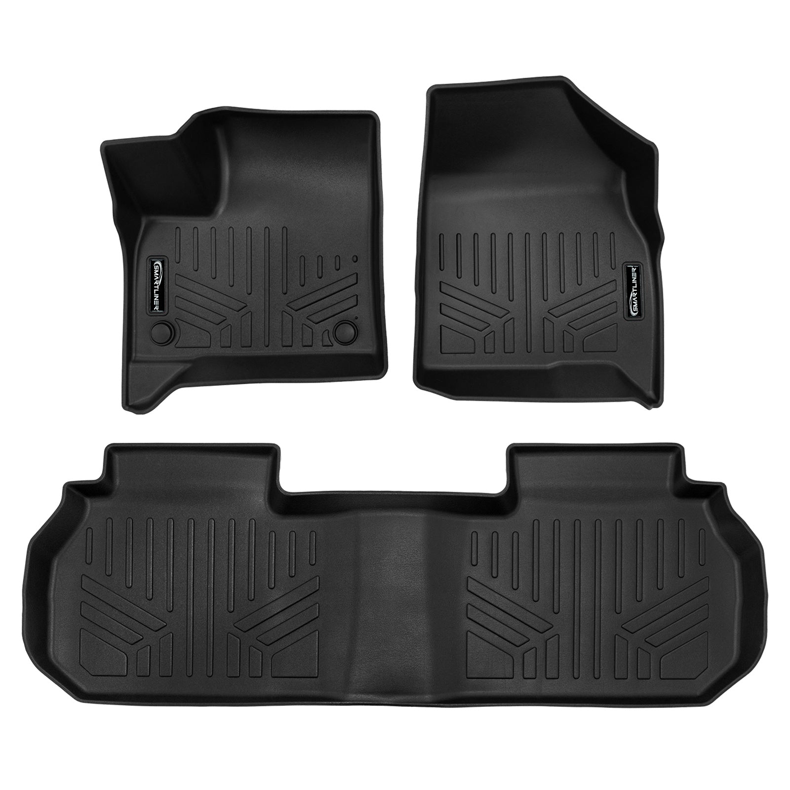 SMARTLINER 2024 - 2025 Chevrolet Traverse All Configurations Custom Fit Floor Liners - 1st & 2nd Rows