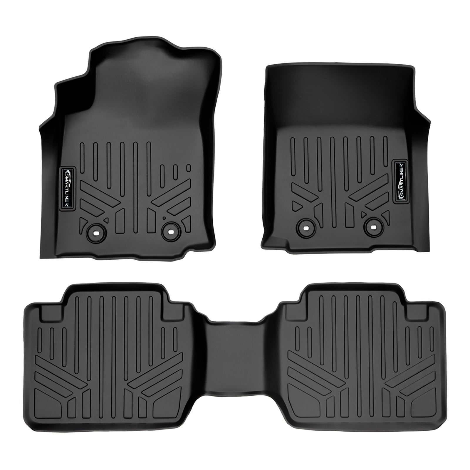SMARTLINER 2018 - 2023 Toyota Tacoma Access Cab Custom Fit Floor Liners - 1st & 2nd Rows