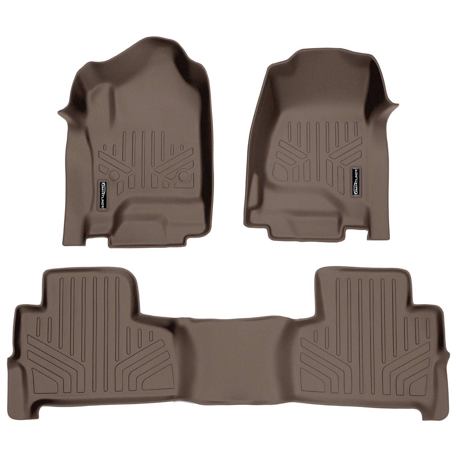 SMARTLINER 2015 - 2020 Chevrolet Tahoe 7 Passenger Custom Fit Floor Liners - 1st & 2nd Rows