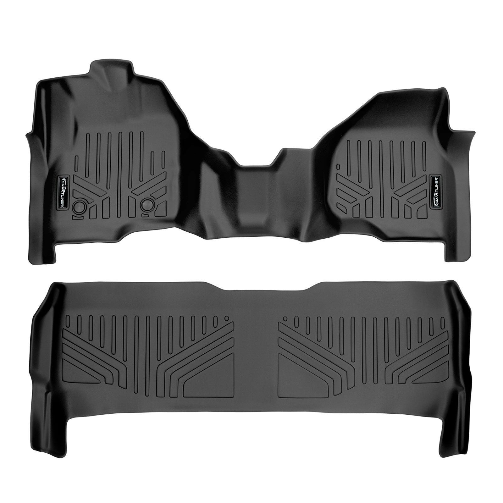 SMARTLINER 2013 - 2016 Ford F-350 Super Crew Custom Fit Floor Liners - 1st & 2nd Rows