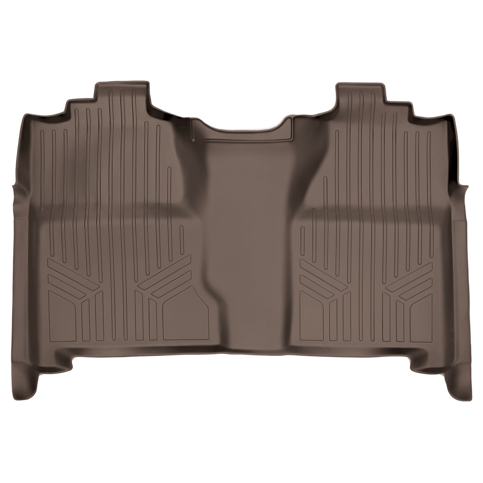 SMARTLINER 2007 - 2014 Chevrolet Silverado 3500 HD Crew Cab Custom Fit Floor Liners - 2nd Row Only - Fits Bench or Bucket