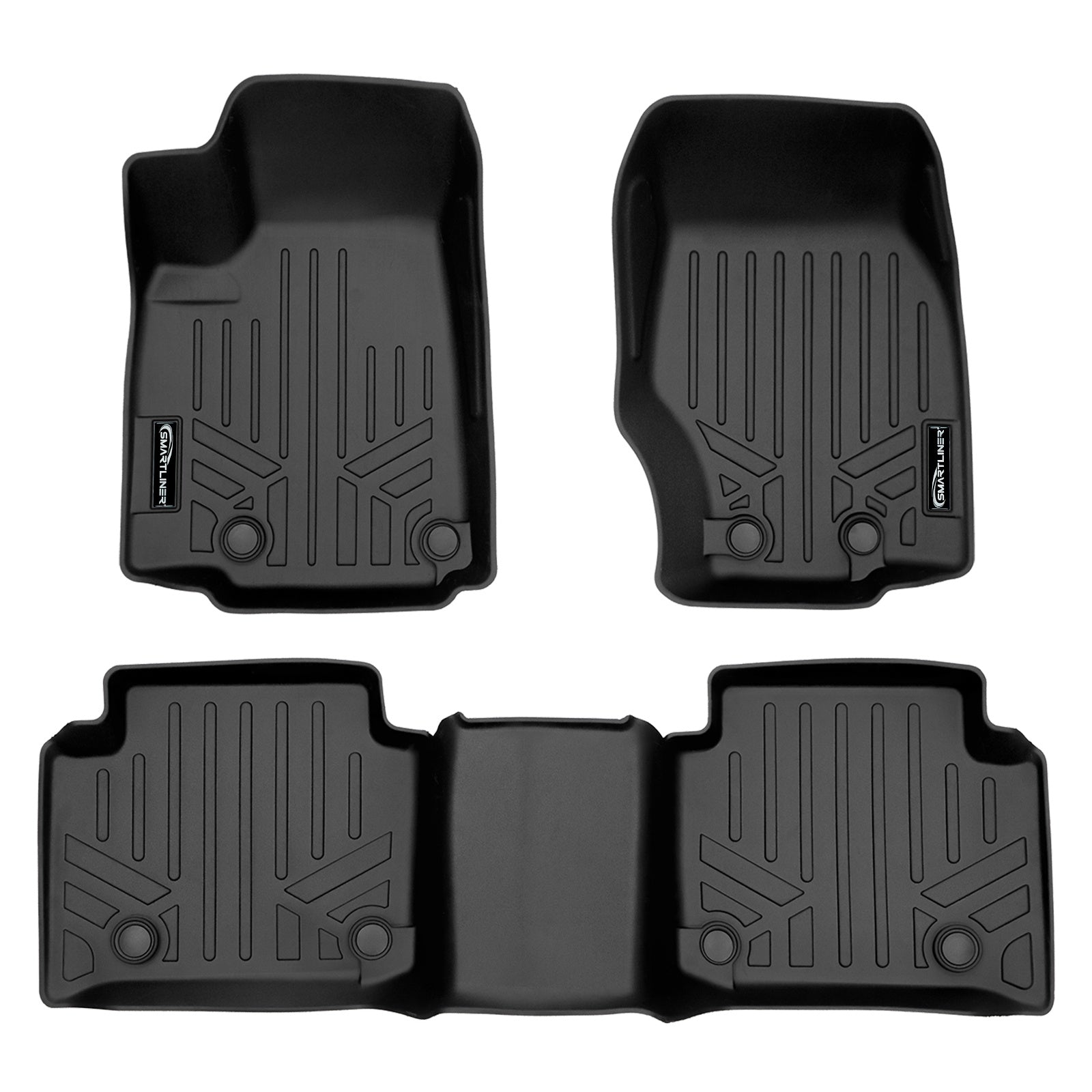 SMARTLINER 2022 - 2025 Jeep Grand Cherokee 4xe All Configurations Custom Fit Floor Liners - 1st & 2nd Rows