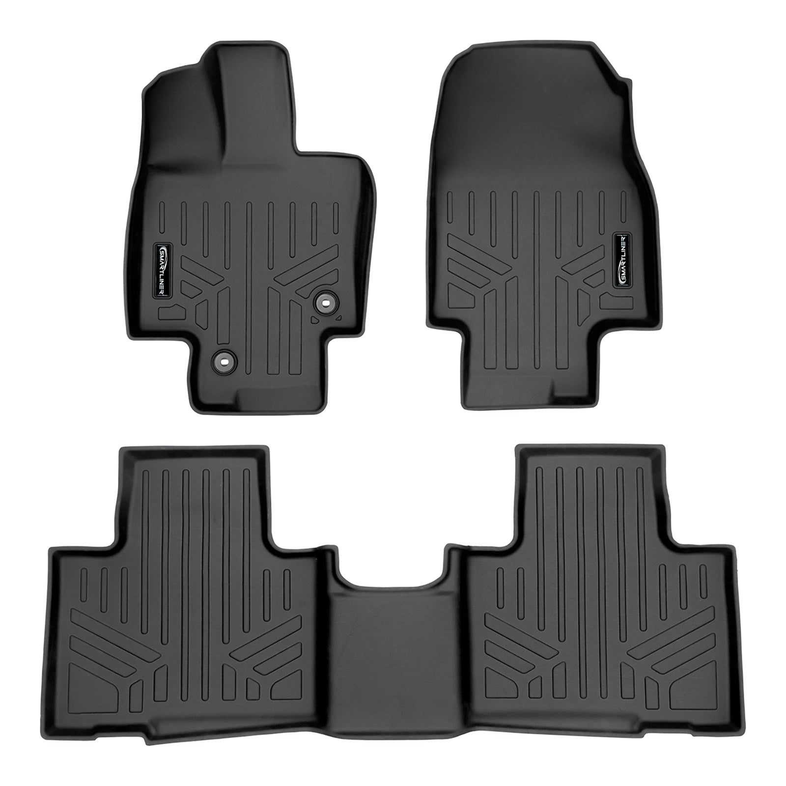 SMARTLINER 2020 - 2025 Toyota Highlander All Configurations Custom Fit Floor Liners - 1st & 2nd Rows