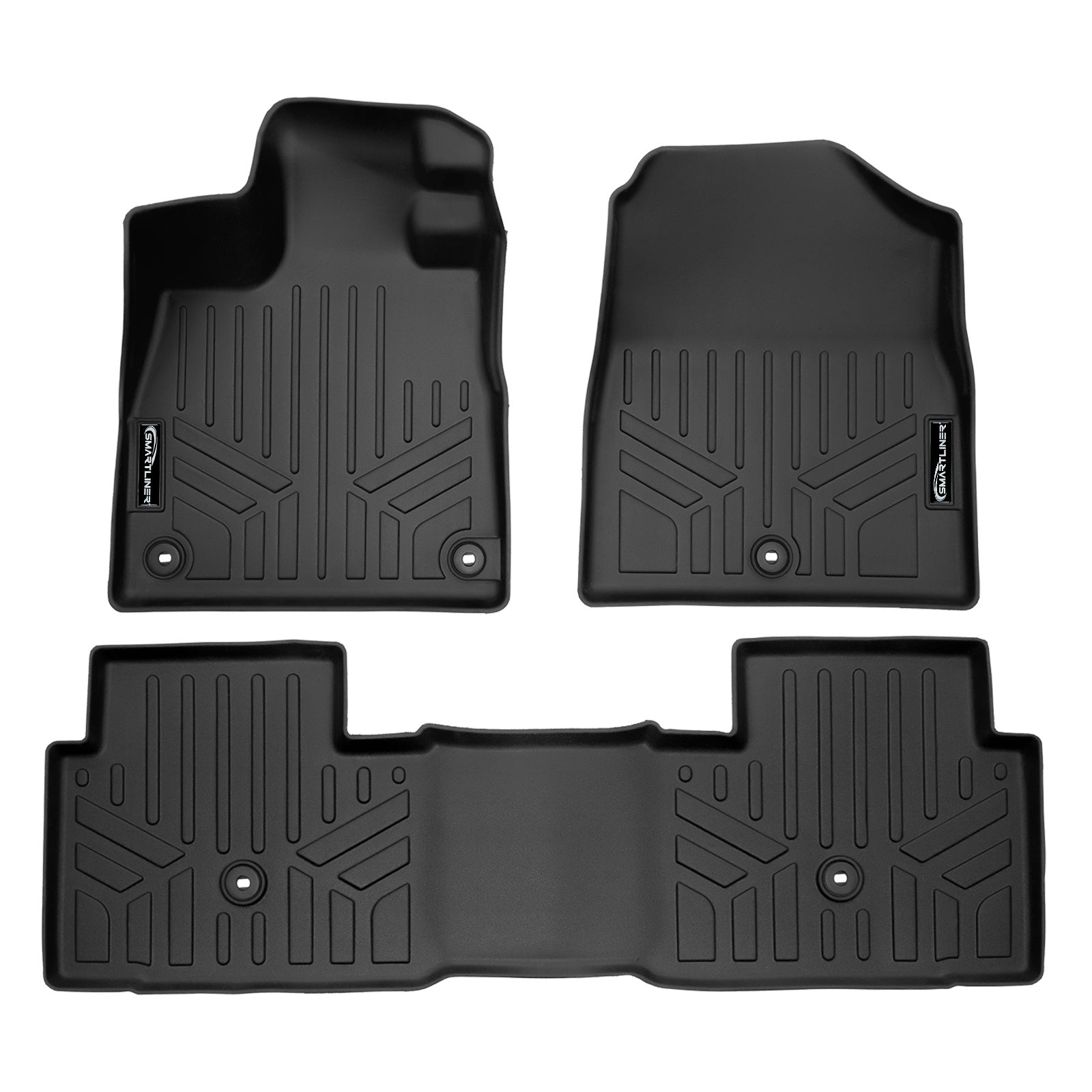 SMARTLINER 2023 - 2025 Honda Pilot All Configurations Custom Fit Floor Liners - 1st & 2nd Rows