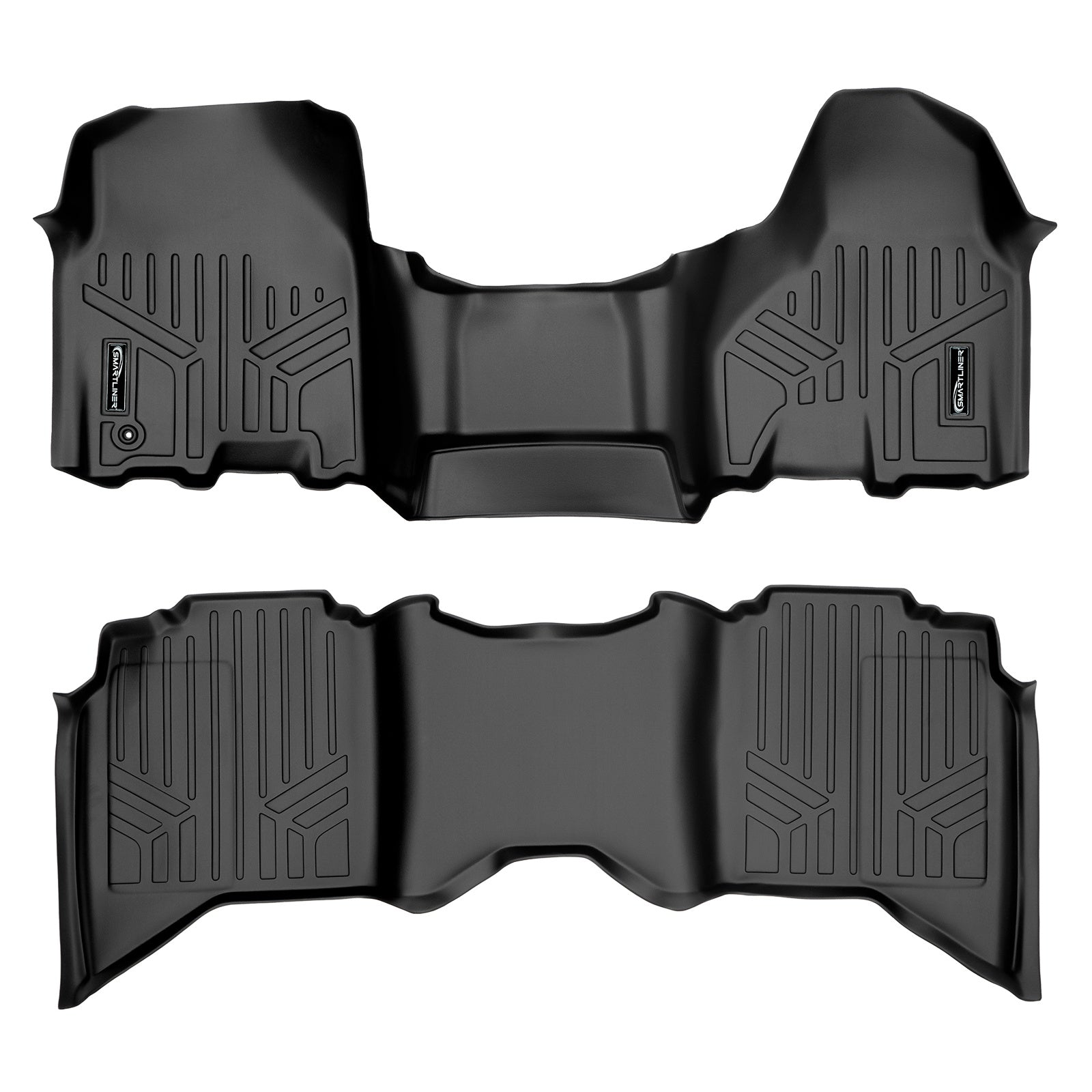 SMARTLINER 2012 - 2012 Ram 3500 Crew Cab Custom Fit Floor Liners - 1st & 2nd Rows