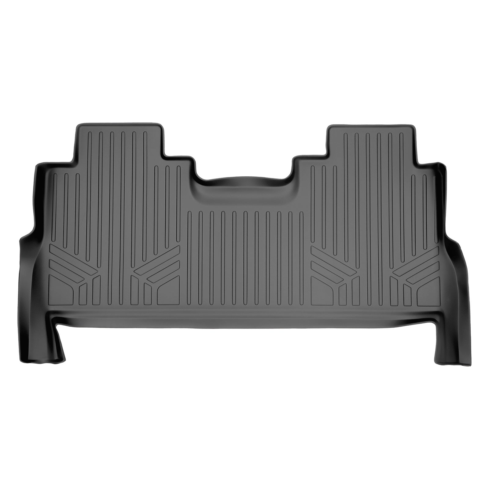 SMARTLINER 2017 - 2025 Ford F-450 Super Crew Custom Fit Floor Liners - 2nd Row Only - Carpet & Vinyl Only - W/ Storage