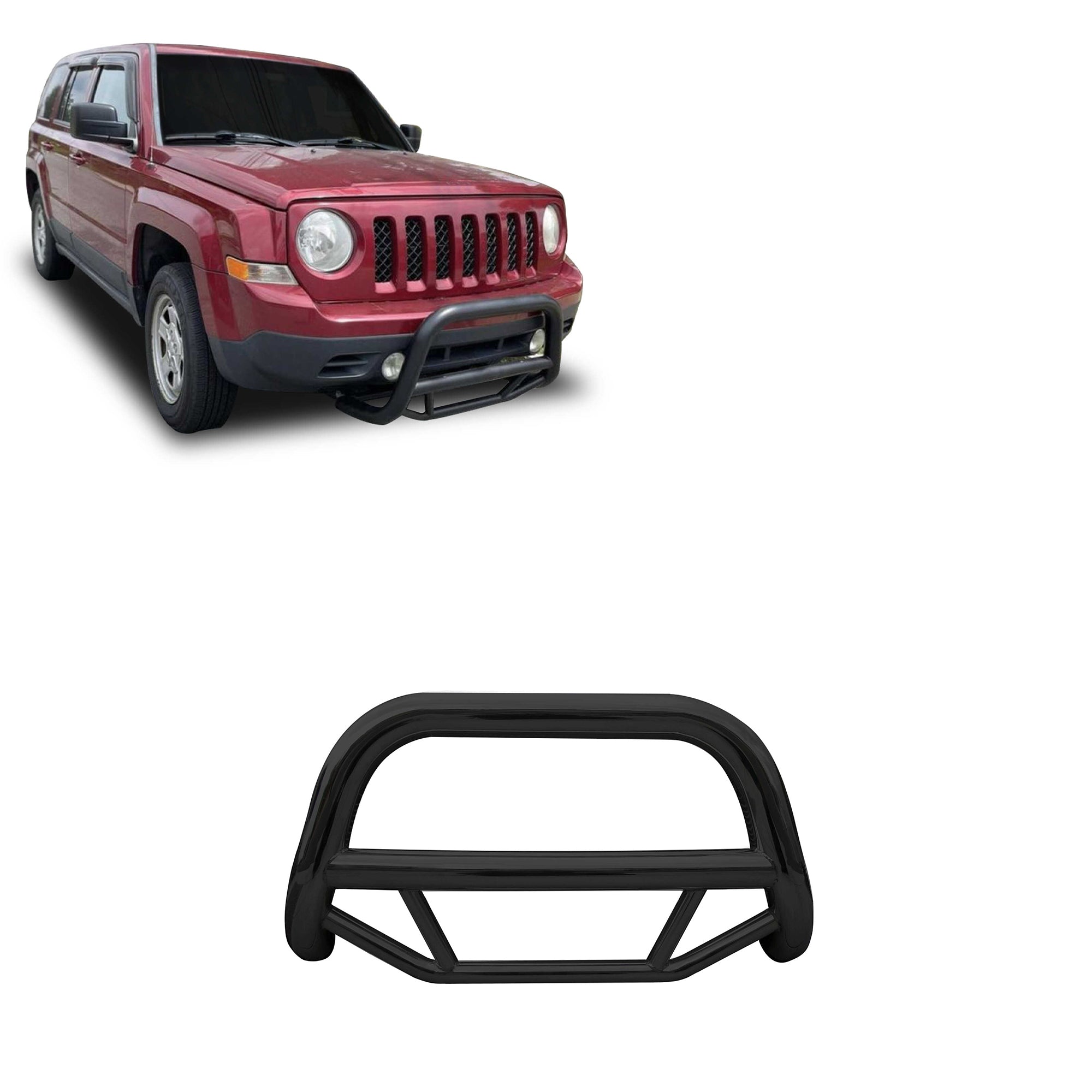 2008-2017 Jeep Patriot Max Bull Bar | Black Horse Off Road - Image 1