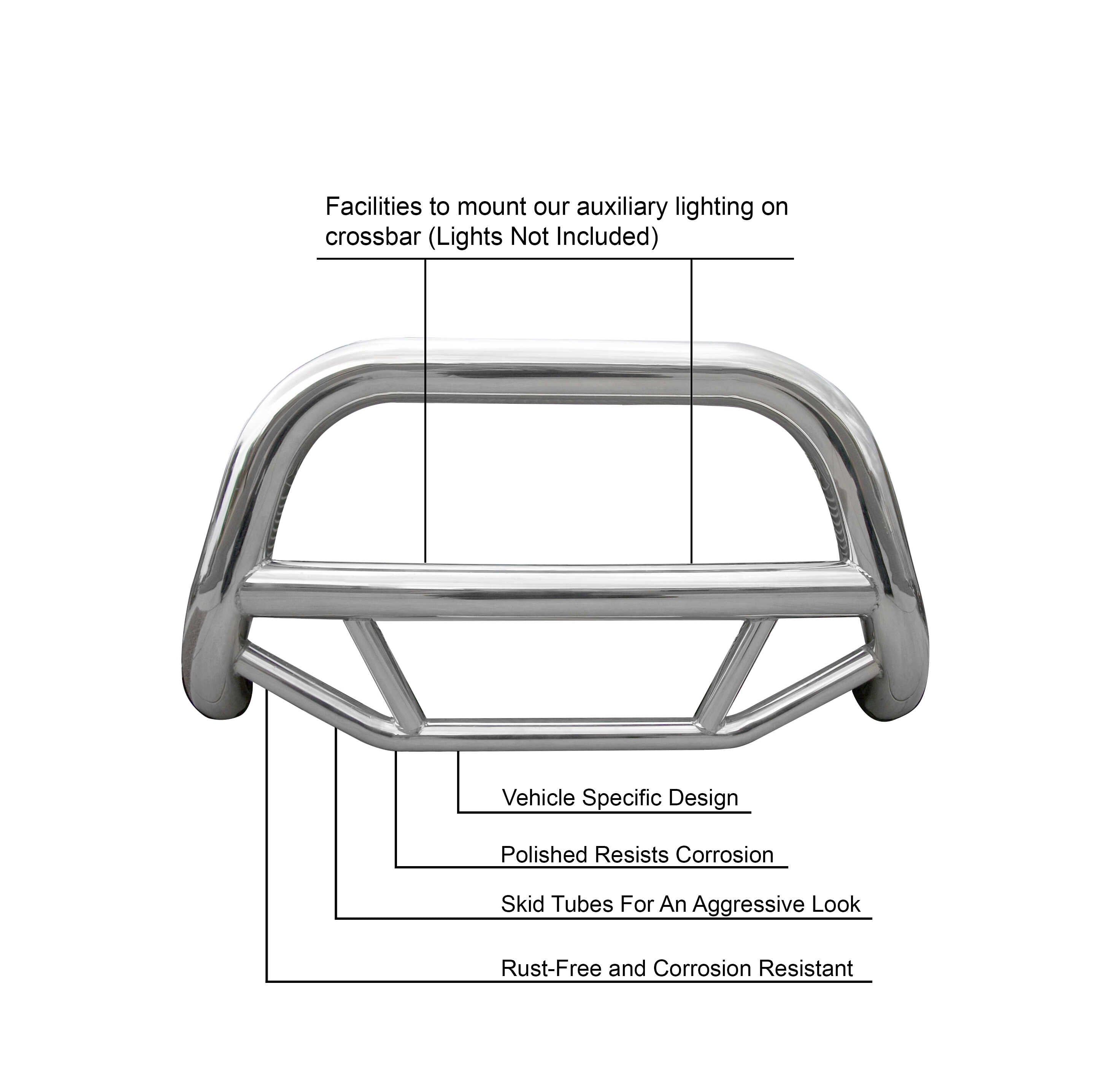 2009-2024 Dodge Ram 1500 Max Bull Bar | Black Horse Off Road - Image 3