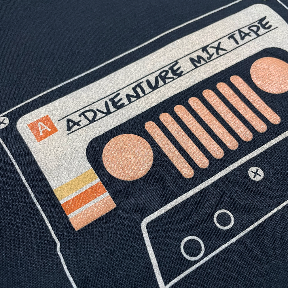 Ladies Jeep® Adventure Mixtape T-Shirt - Black