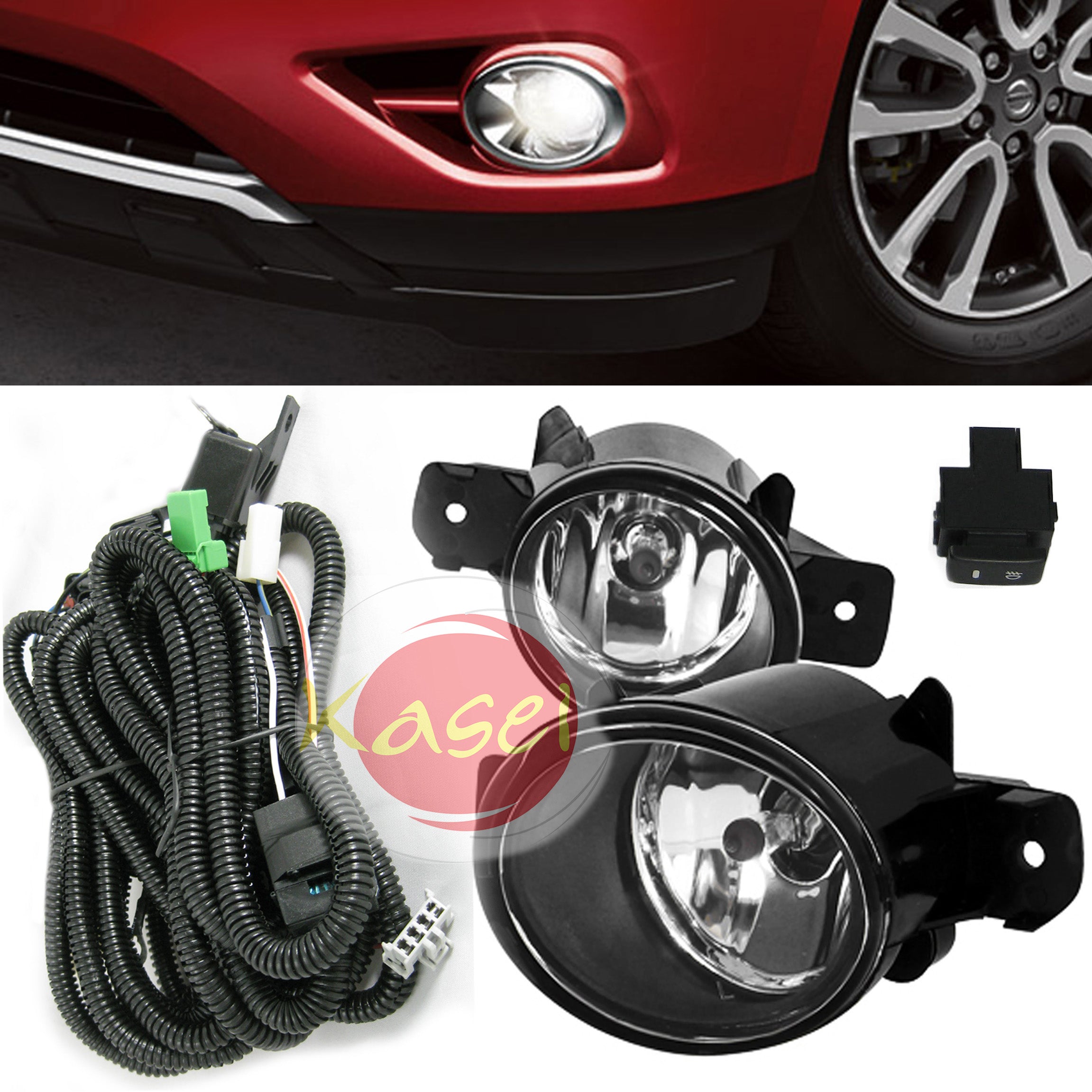 2013-2015 Nissan Pathfinder Oem Replica Fog Light Clear | Black Horse Off Road - Image 7