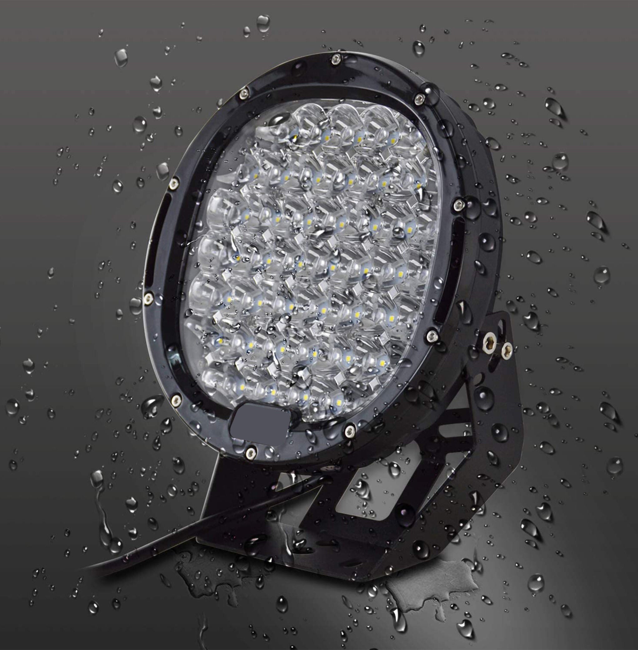 Universal Led 9" Dia Light Flood | Black Horse Off Road - Image 2