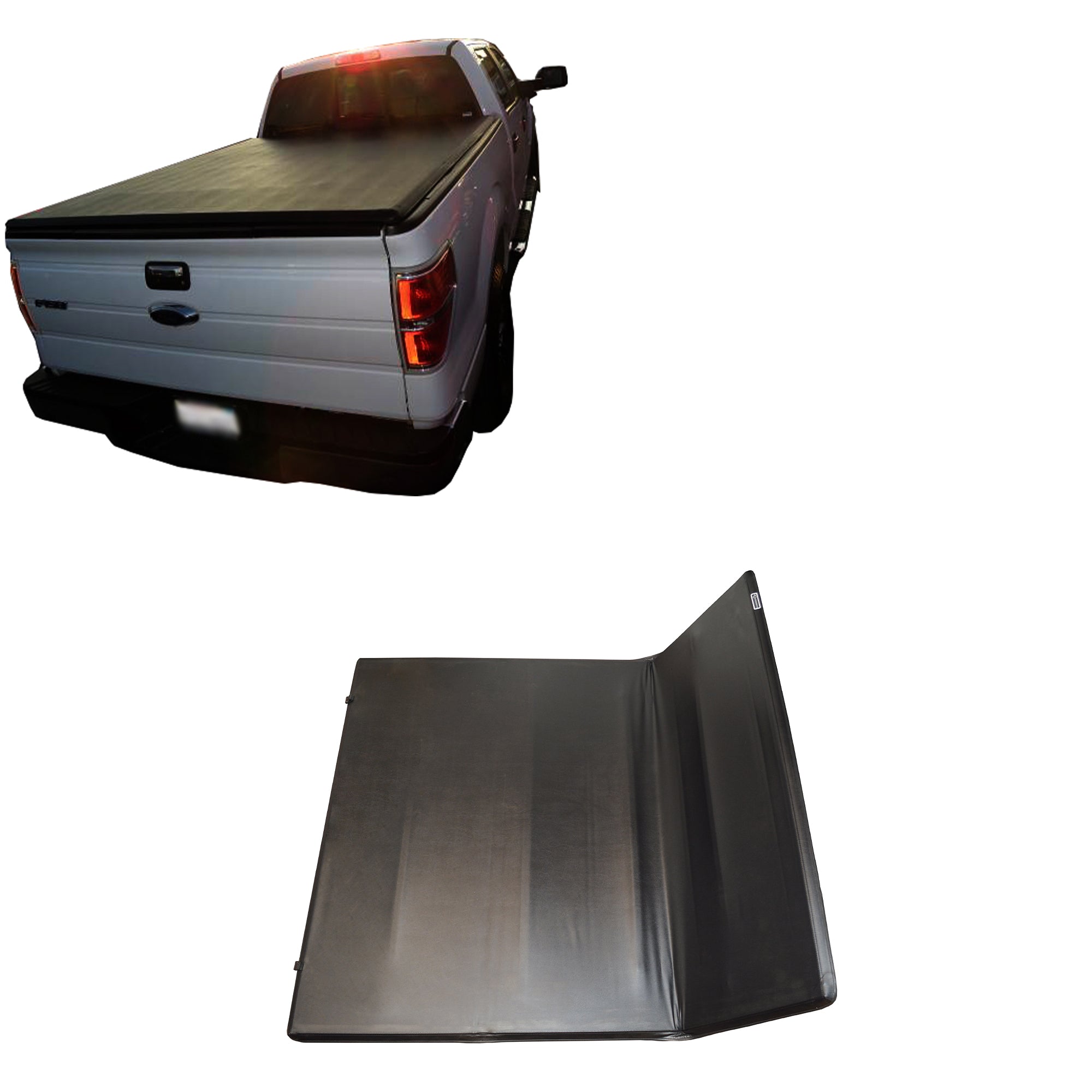 2015-2026 Ford F-150 Premier Soft Tonneau Cover Trifold | Black Horse Off Road - Image 1