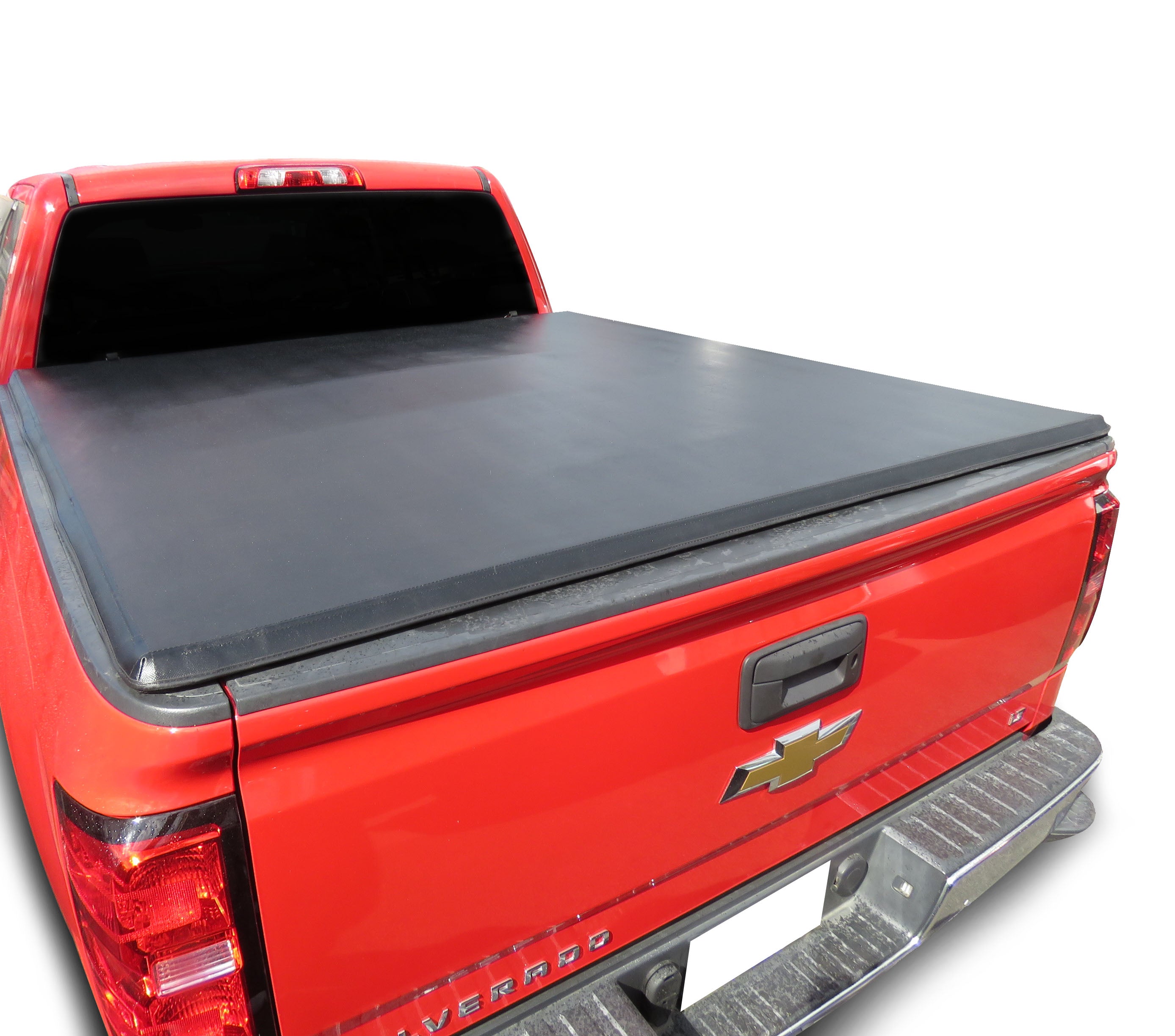 2014-2025 Sierra 1500 Premier Soft Tonneau Cover Trifold | Black Horse Off Road - Image 8