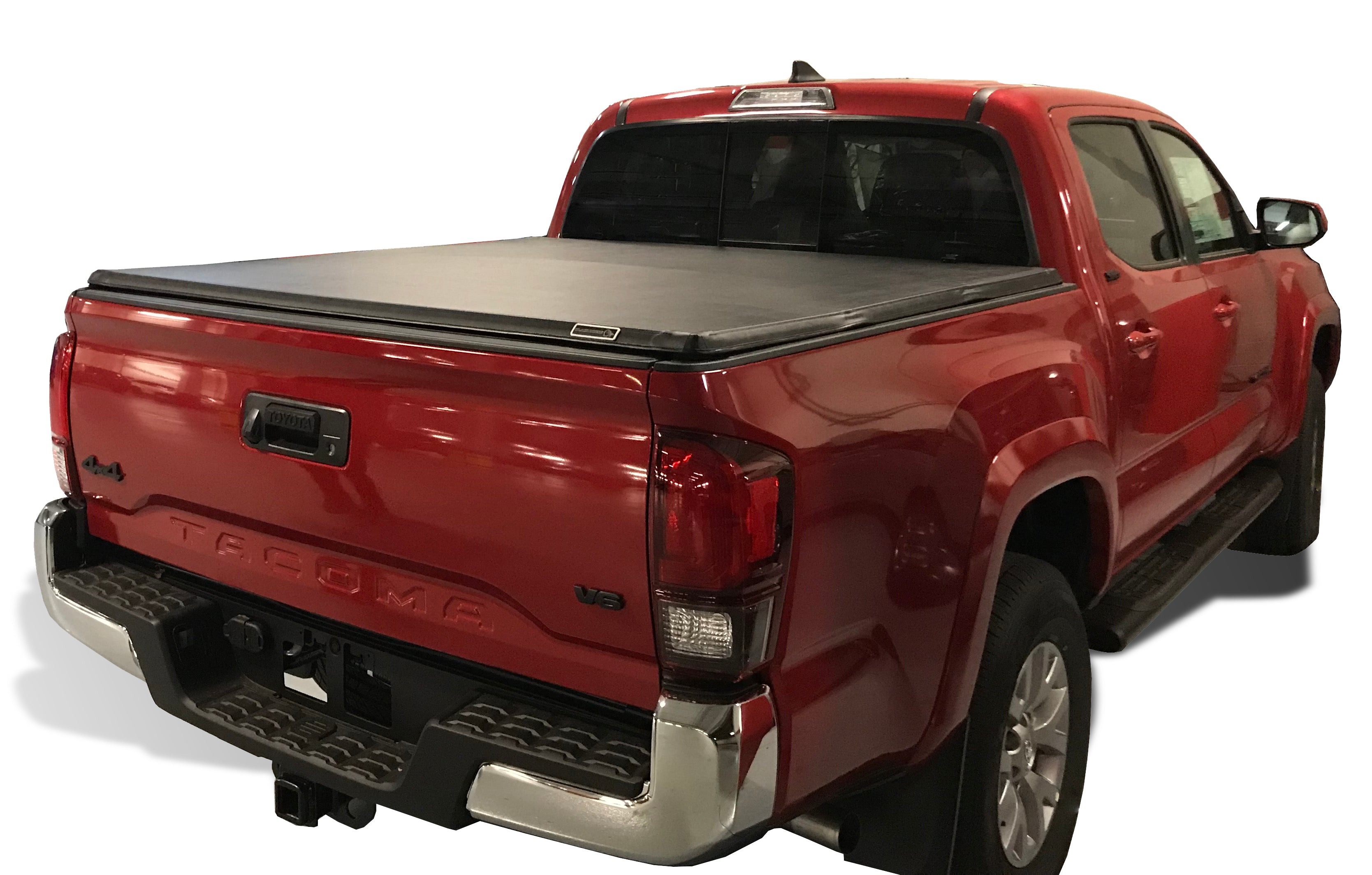 2005-2015 Toyota Tacoma Premier Soft Tonneau Cover Trifold | Black Horse Off Road - Image 8