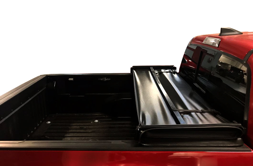 2016-2026 Toyota Tacoma Premier Soft Tonneau Cover Trifold | Black Horse Off Road - Image 4