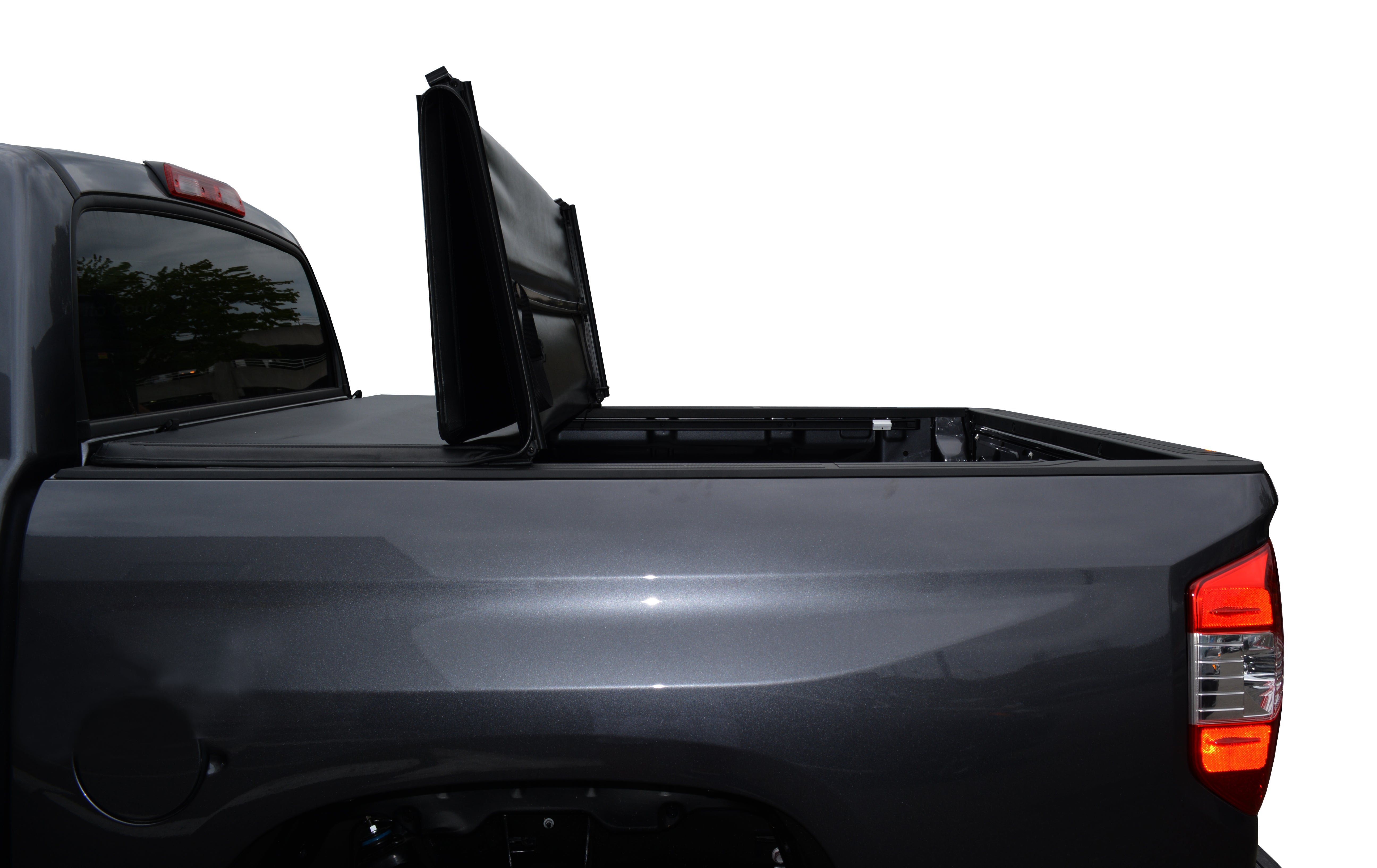 2016-2026 Toyota Tacoma Premier Soft Tonneau Cover Trifold | Black Horse Off Road - Image 5