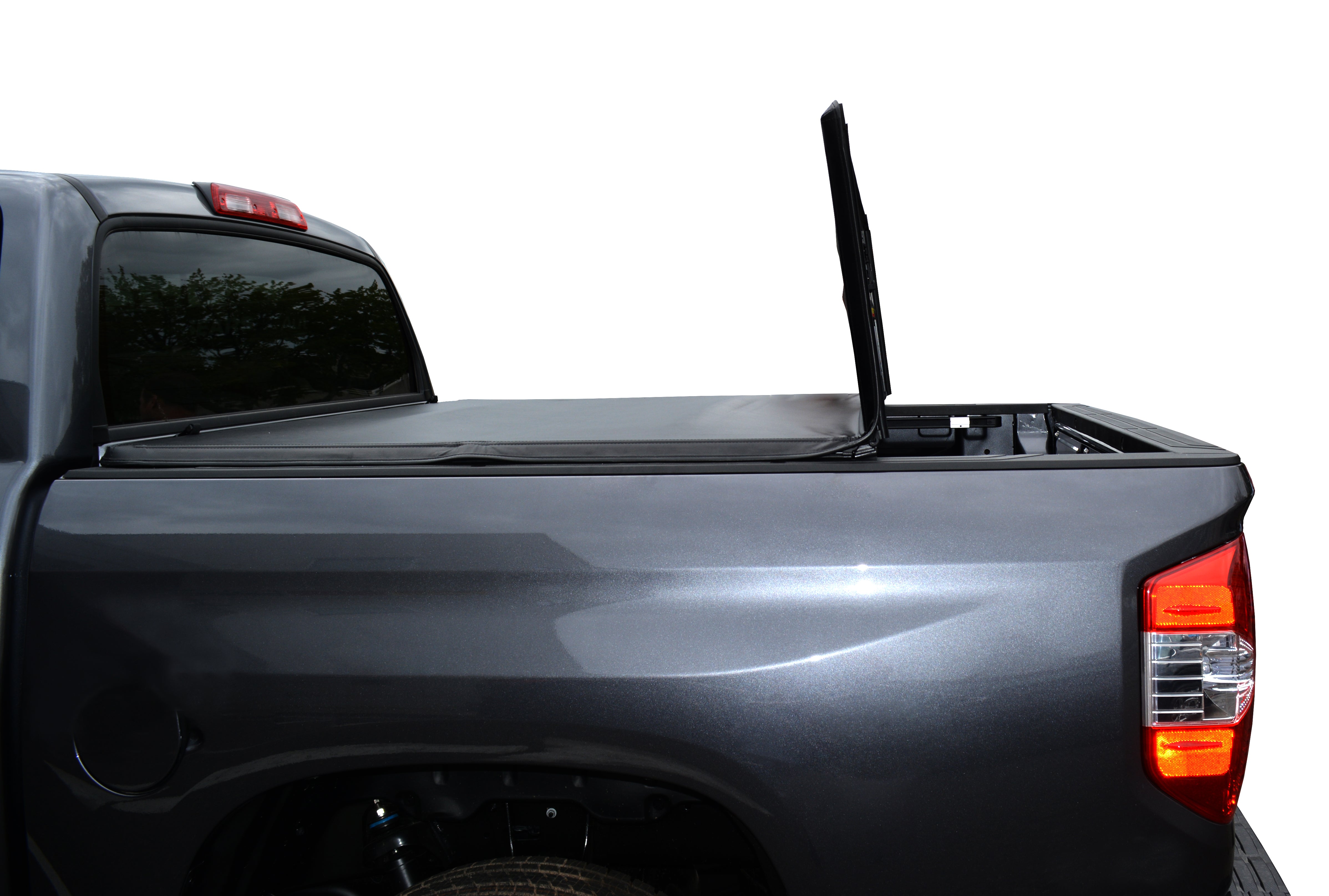 2016-2026 Toyota Tacoma Premier Soft Tonneau Cover Trifold | Black Horse Off Road - Image 7