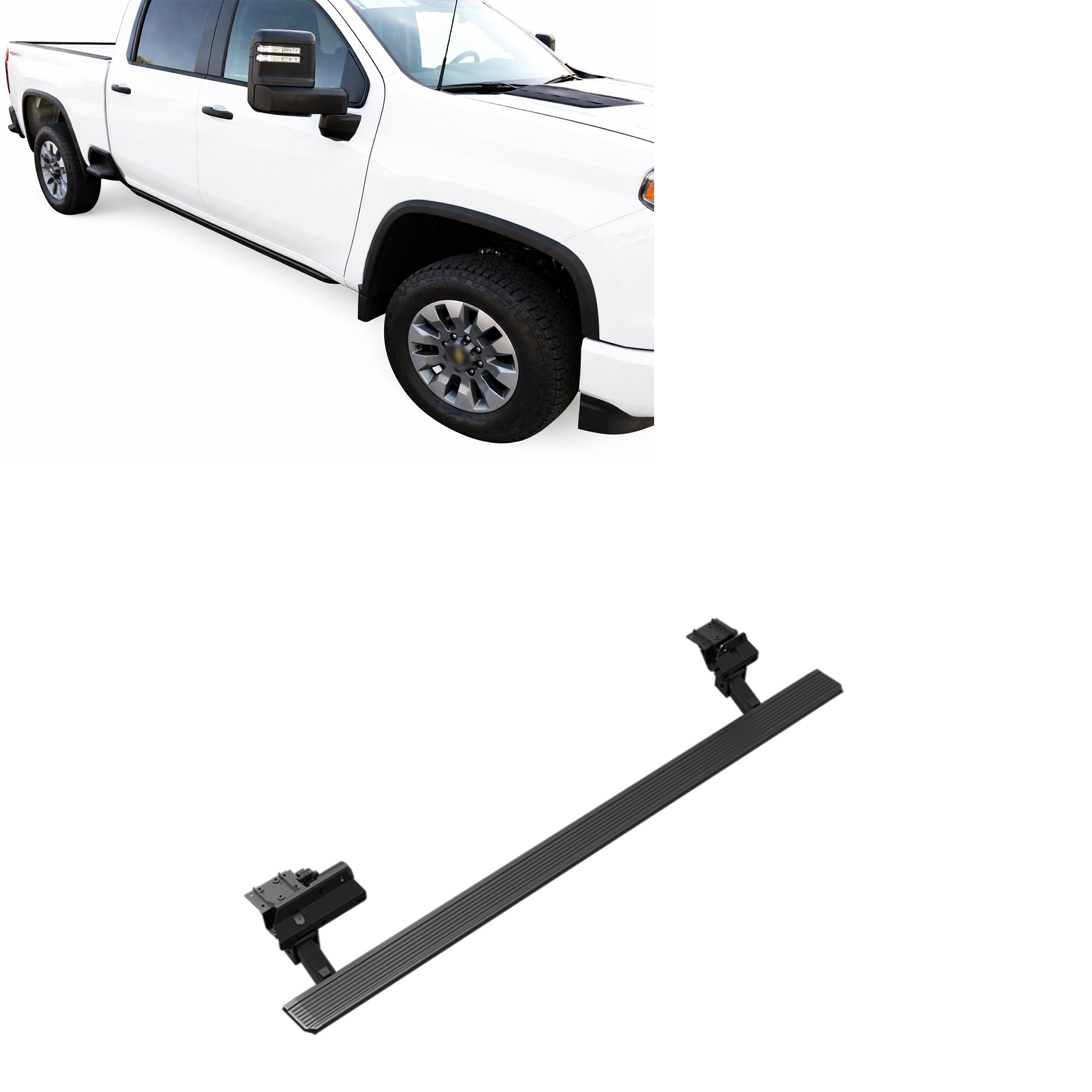 2022-2026 Sierra 1500 Elite Retractable Power Board | Black Horse Off Road - Image 1