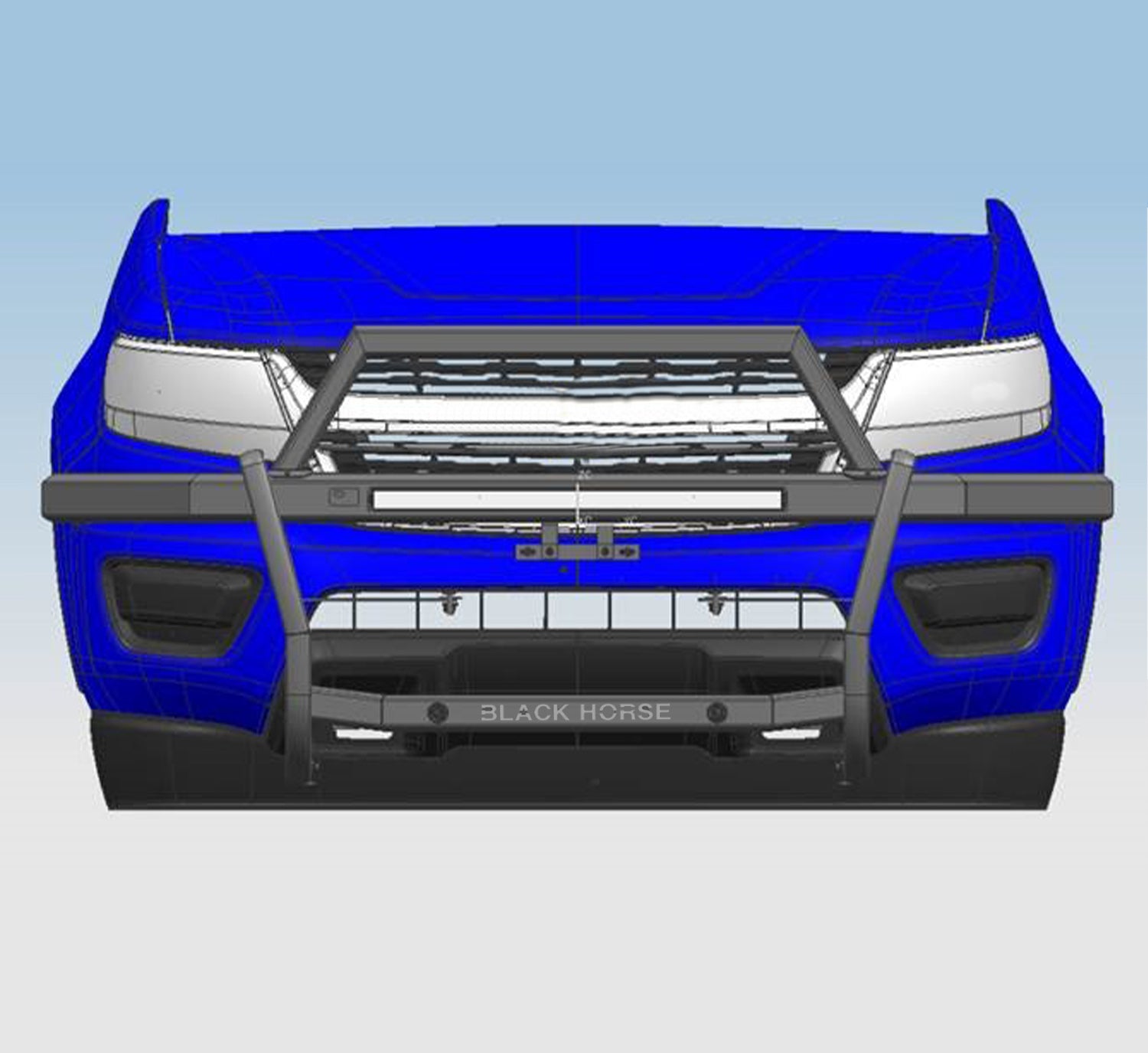 2025 Toyota 4Runner Rambler Grille Guard Modular | Black Horse Off Road - Image 9