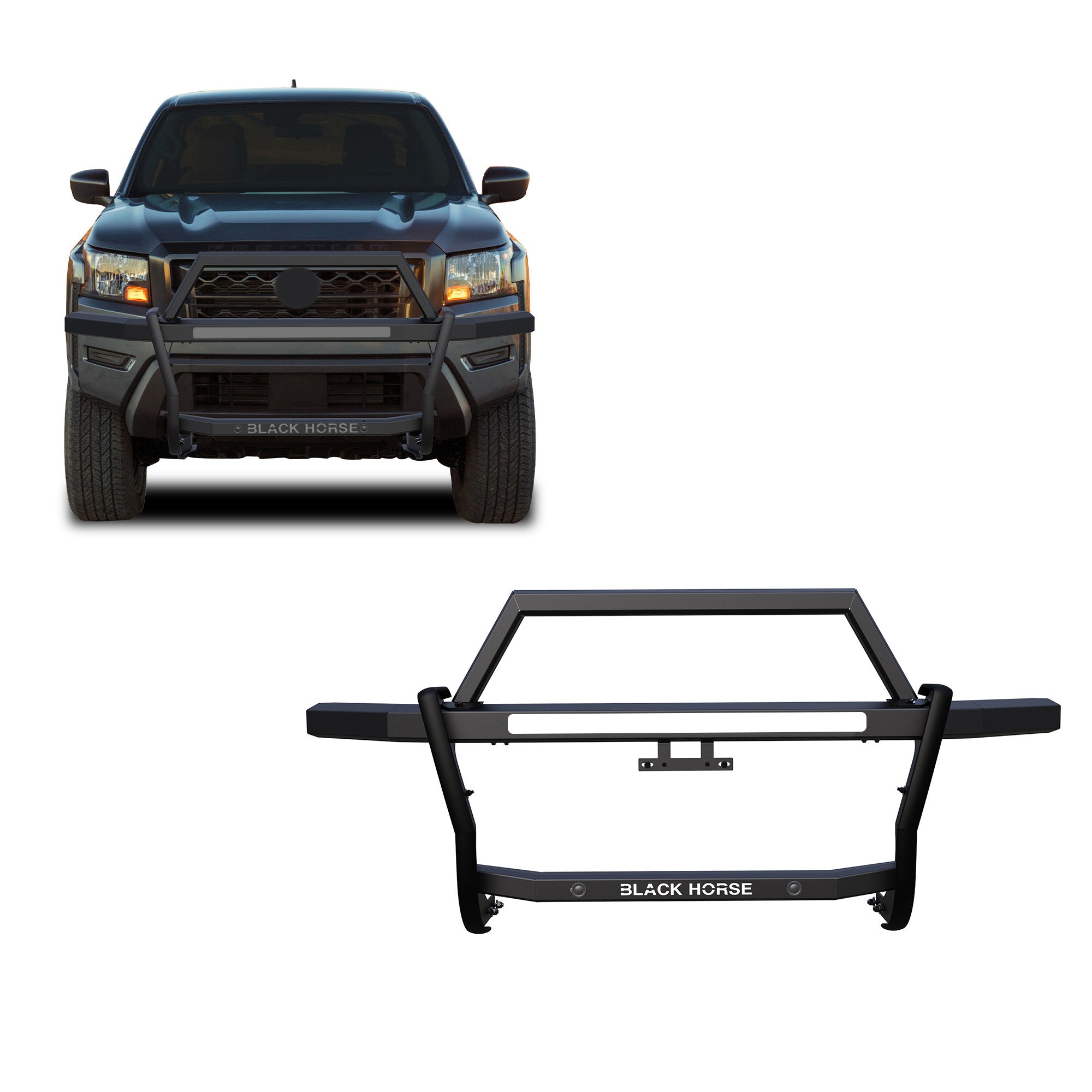 2022-2025 Nissan Frontier Rambler Grille Guard Modular | Black Horse Off Road - Image 1