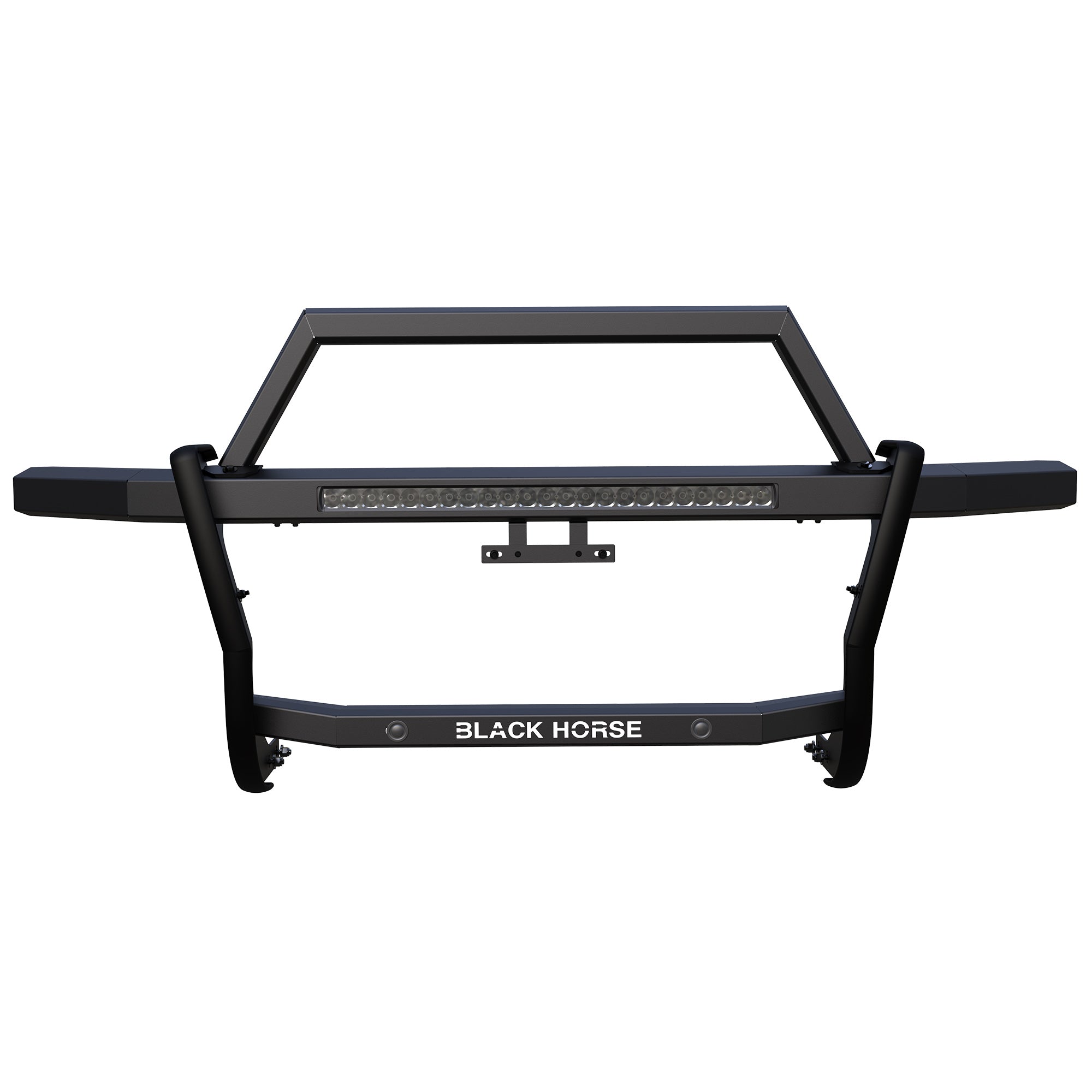 2024-2026 Toyota Tacoma Rambler Grille Guard Kit Modular Includes 30" LED Bar Single Row | Black Horse Off Road - Image 6