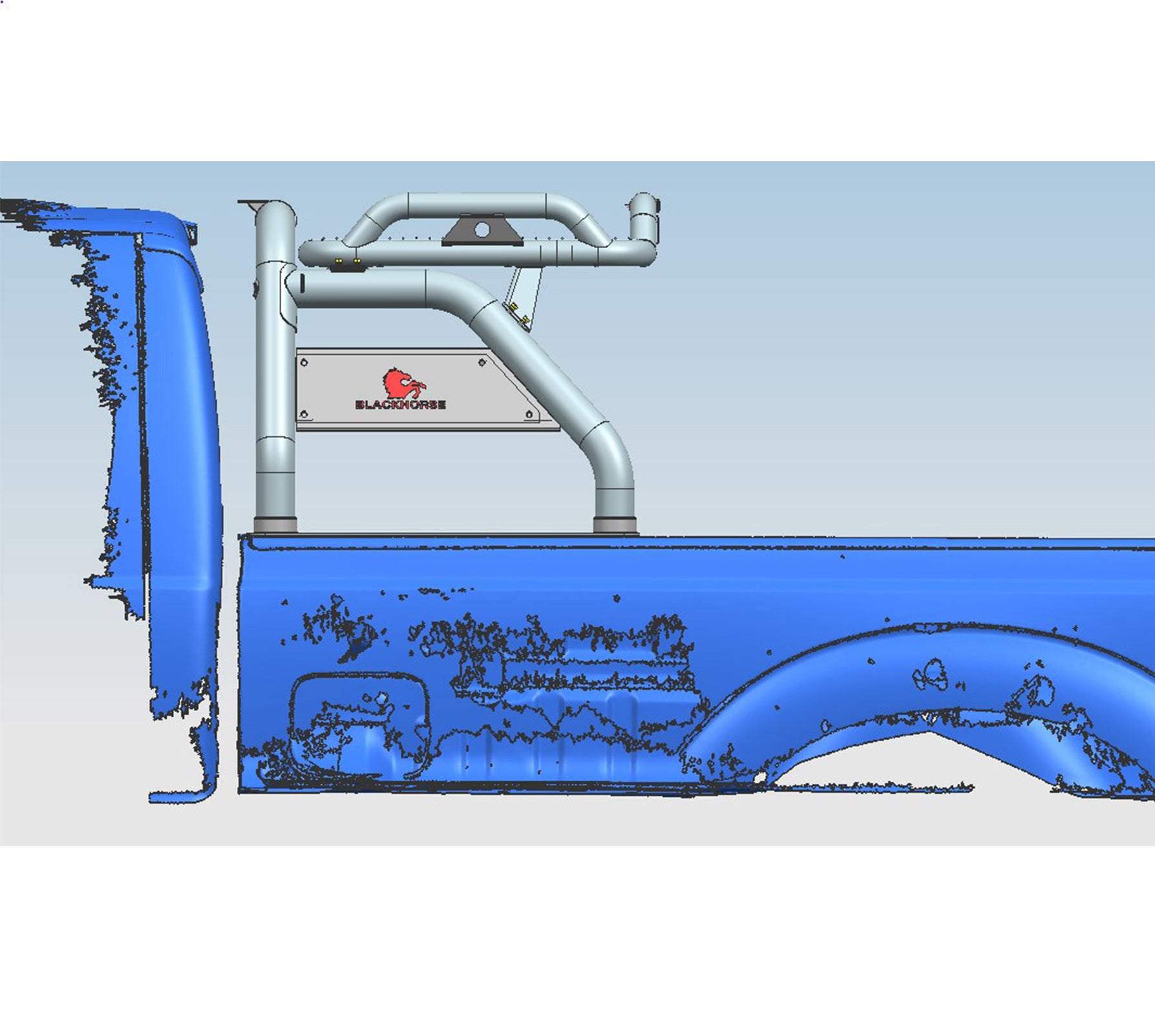 1999-2026 Ford F-250 Super Duty Atlas Roll Bar | Black Horse Off Road - Image 3