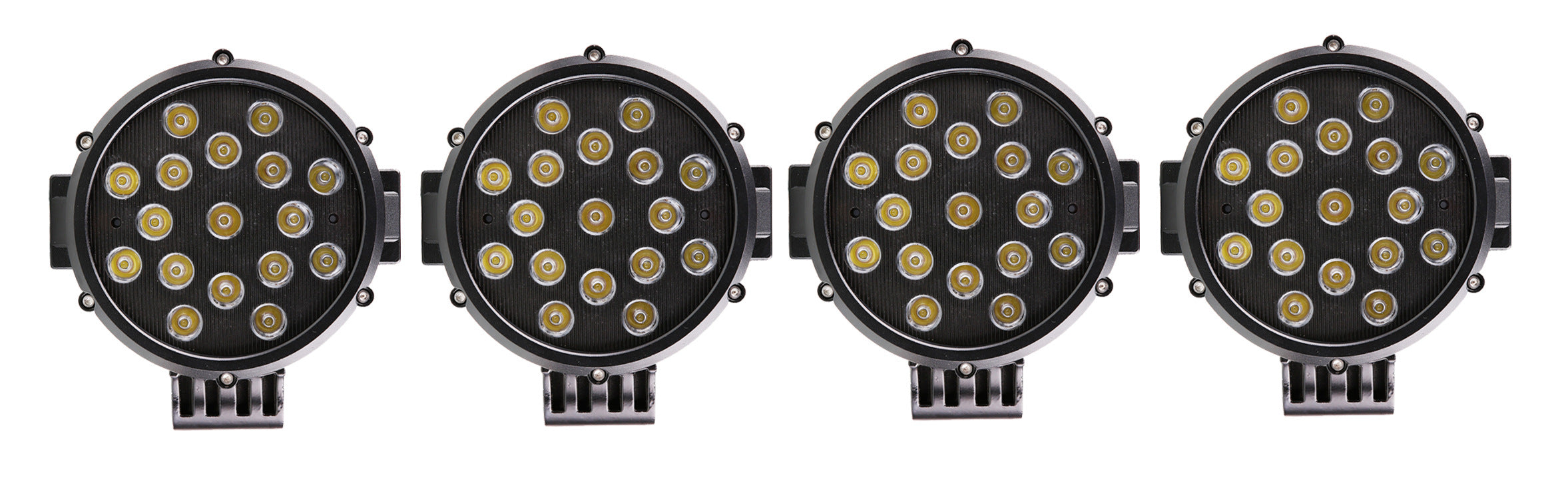2019-2026 Dodge Ram 1500 Classic Roll Bar Kit Incl. 2 pairs of 7.0"Dia. LED Lights w/ Black Trim Rings w/ Wiring Harness and Switch | Black Horse Off Road - Image 6