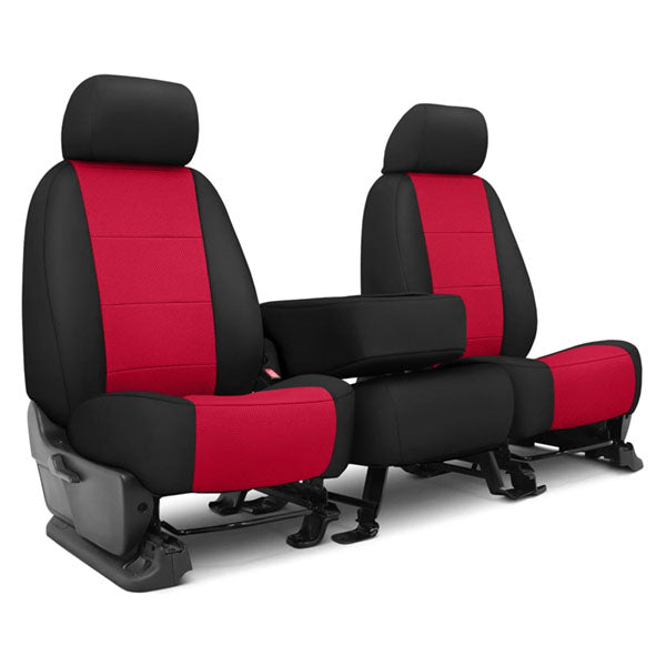 Custom Fit Truck Seat Covers for Ford, Chevy, Ram & Toyota – Retro Weave Faux Leather | Made in USA