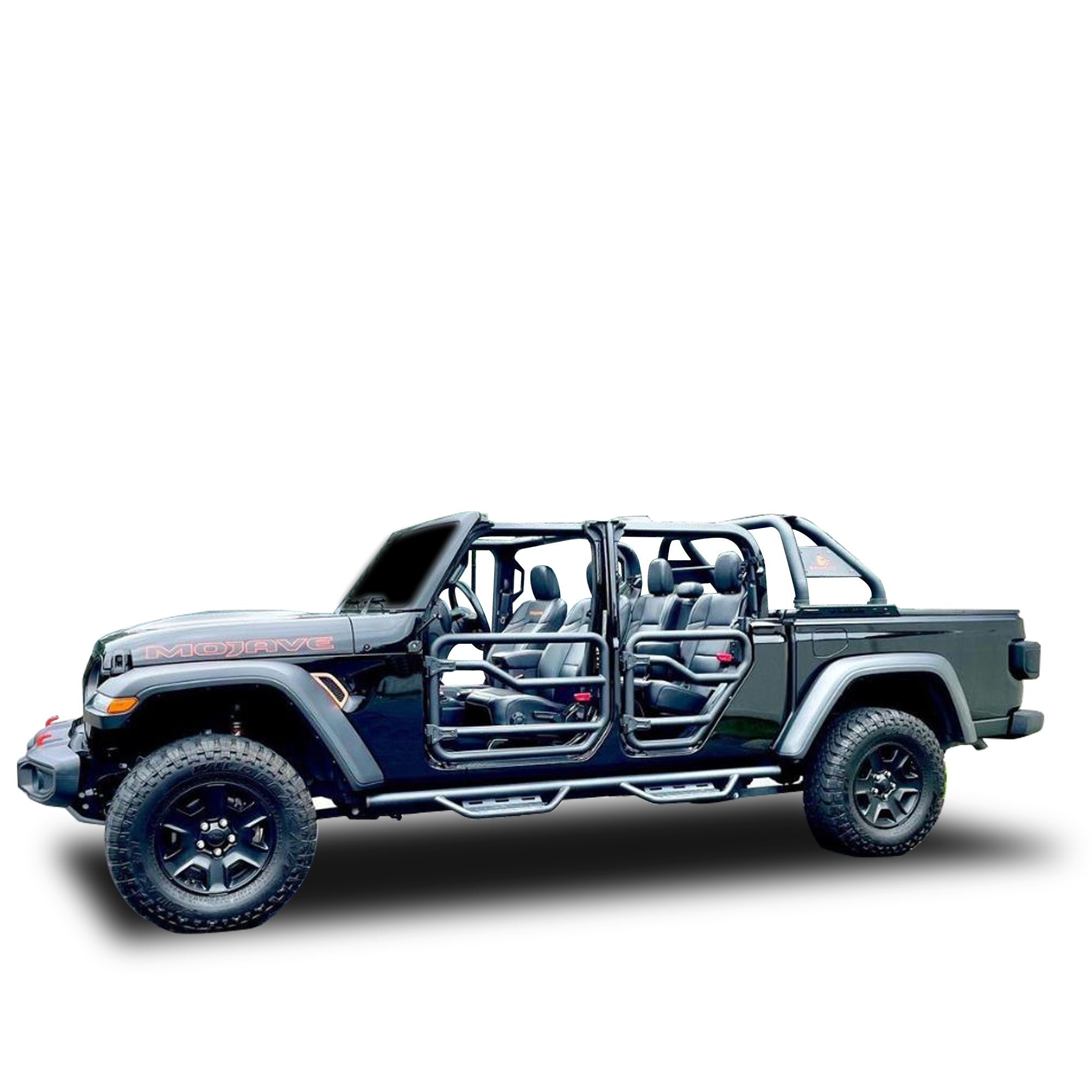 2020-2026 Jeep Gladiator Classic Roll Bar Kit Includes 1 40in LED Light Bar | Black Horse Off Road - Image 1