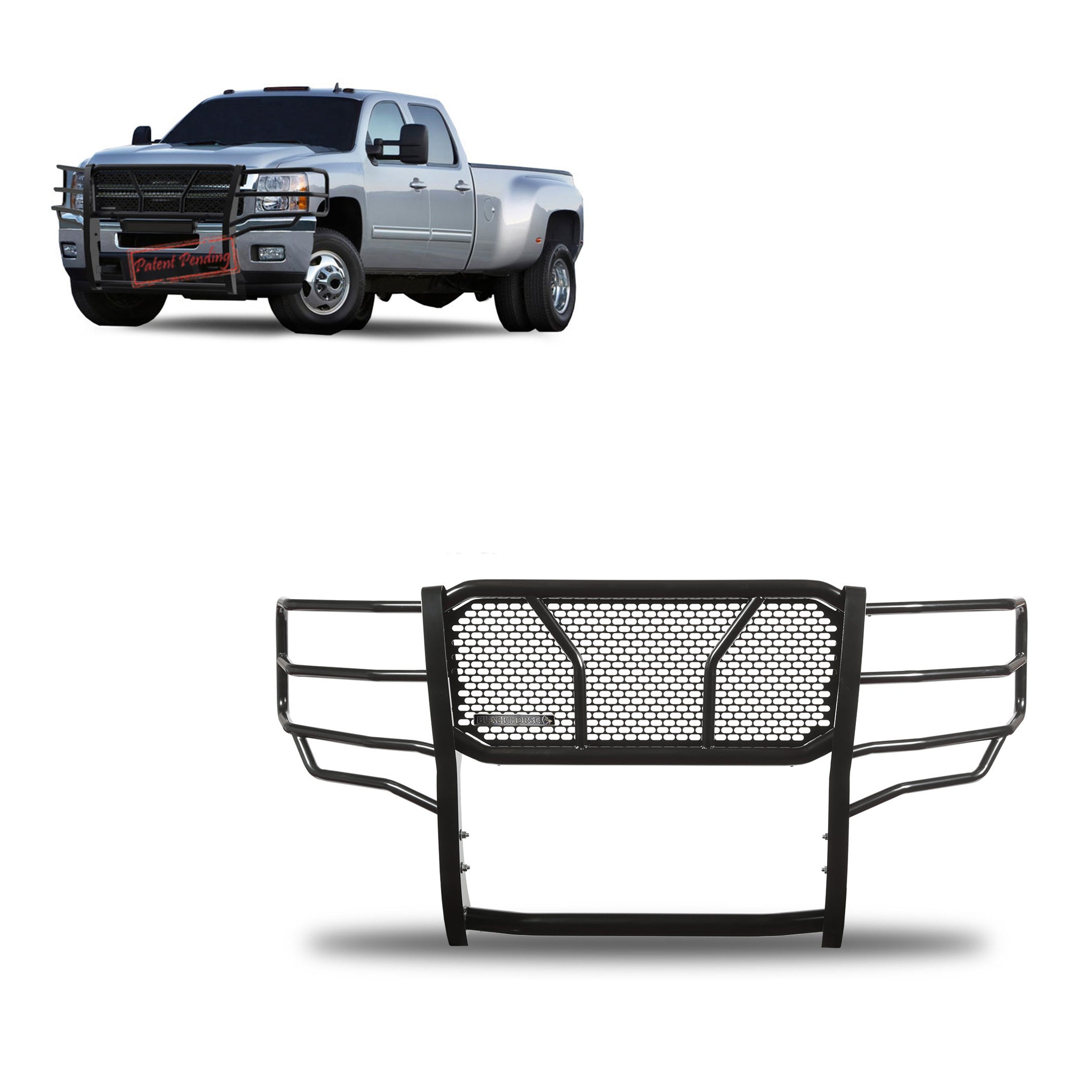 2011-2014 Chevrolet Silverado 2500 Hd Rugged Heavy Duty Grille Guard Modular | Black Horse Off Road - Image 1