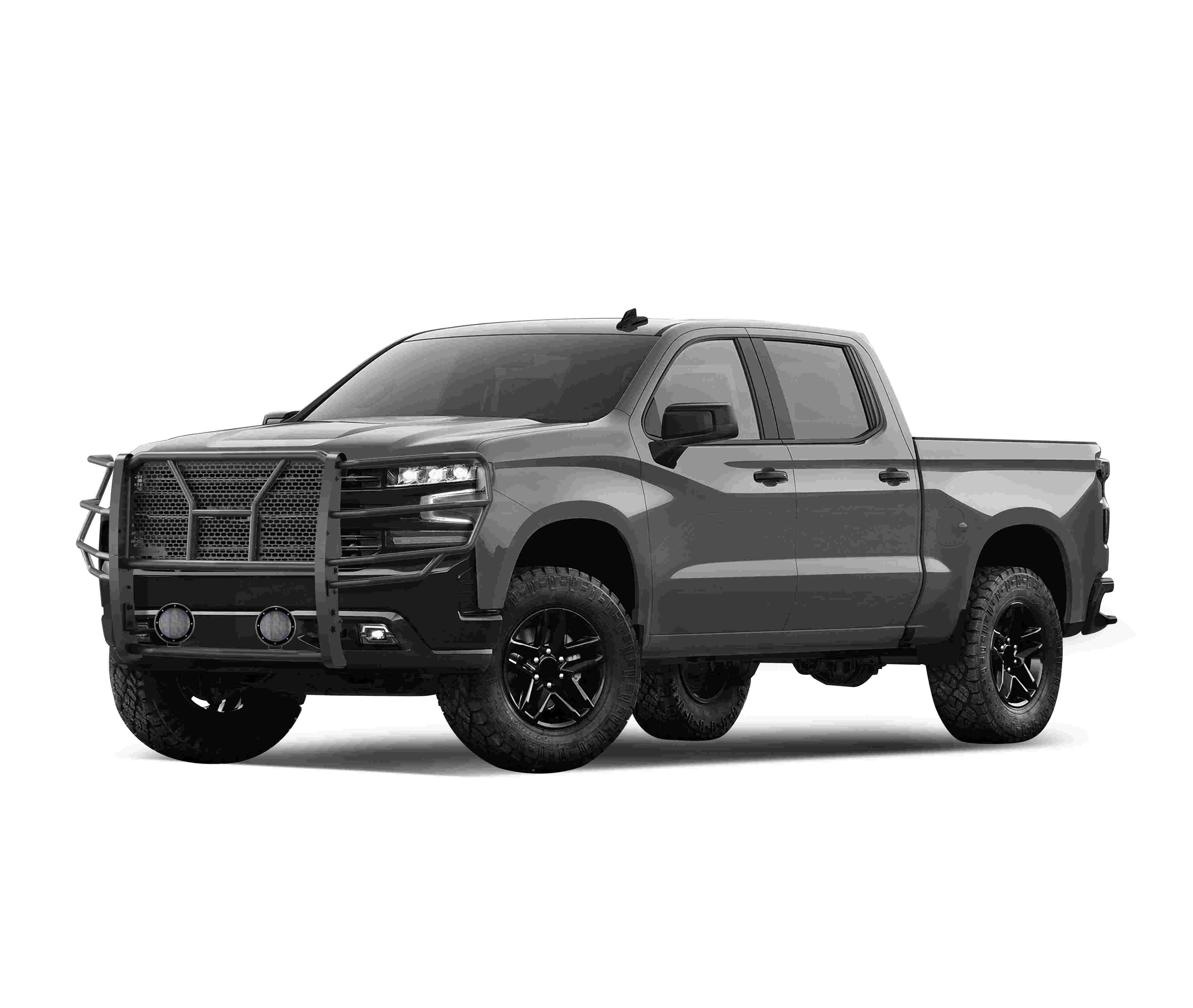 2019-2026 Chevrolet Silverado 1500 Rugged Heavy Duty Grille Guard Kit Modular | Black Horse Off Road - Image 3