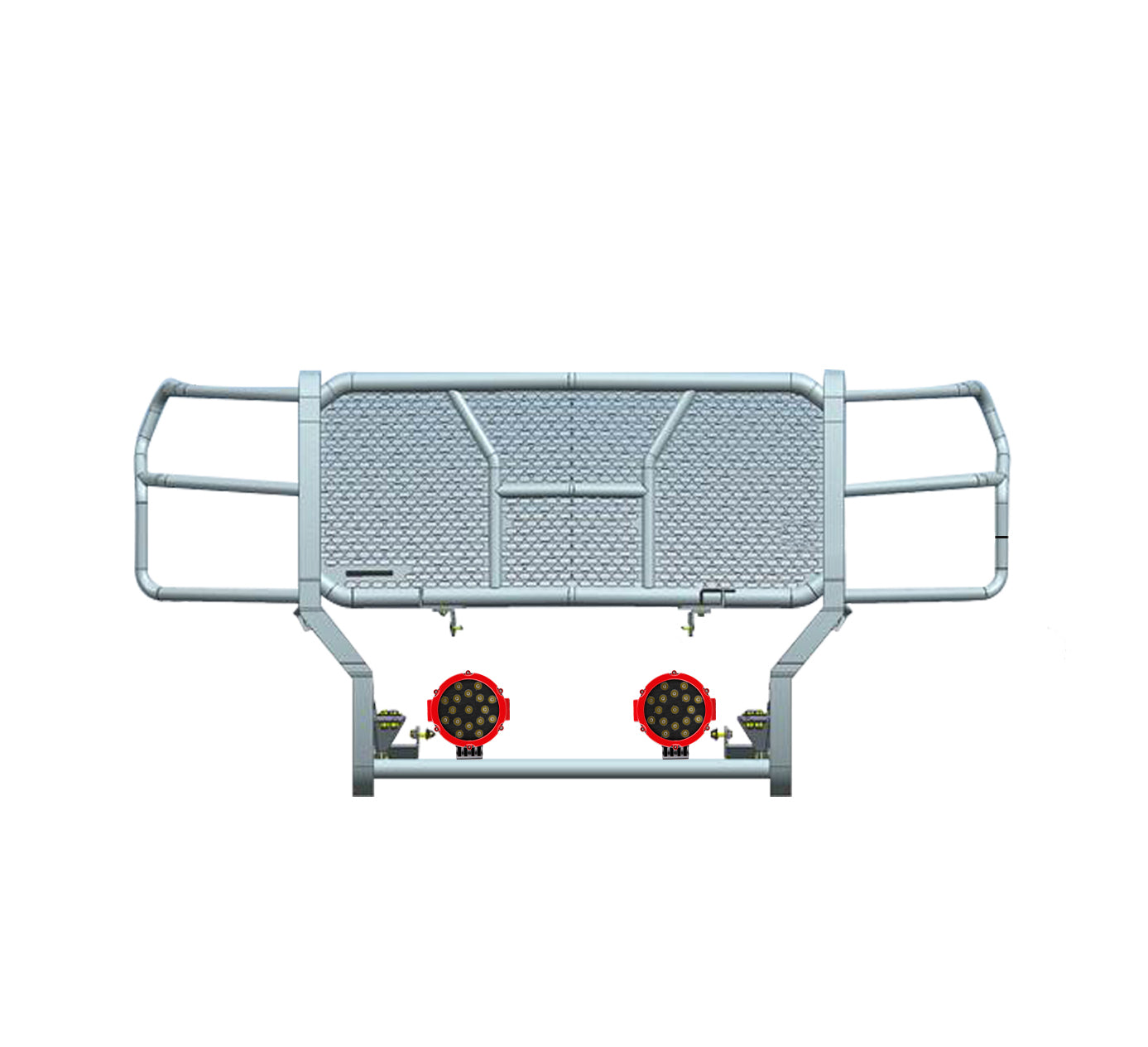 2020-2026 Chevrolet Silverado 2500 Hd Rugged Heavy Duty Grille Guard Kit Modular | Black Horse Off Road - Image 3