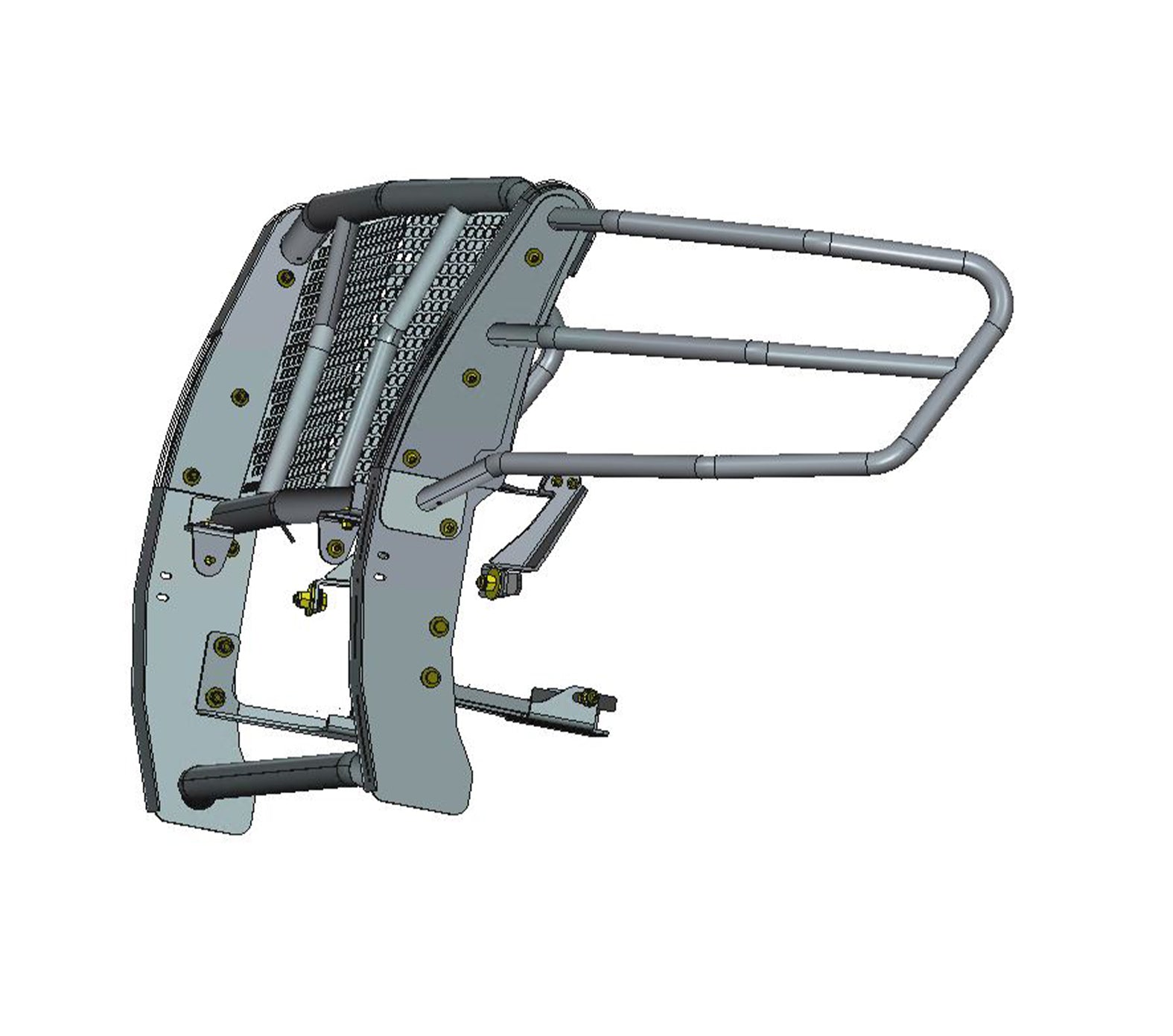 2015-2023 Chevrolet Suburban Rugged Heavy Duty Grille Guard Kit Modular | Black Horse Off Road - Image 7